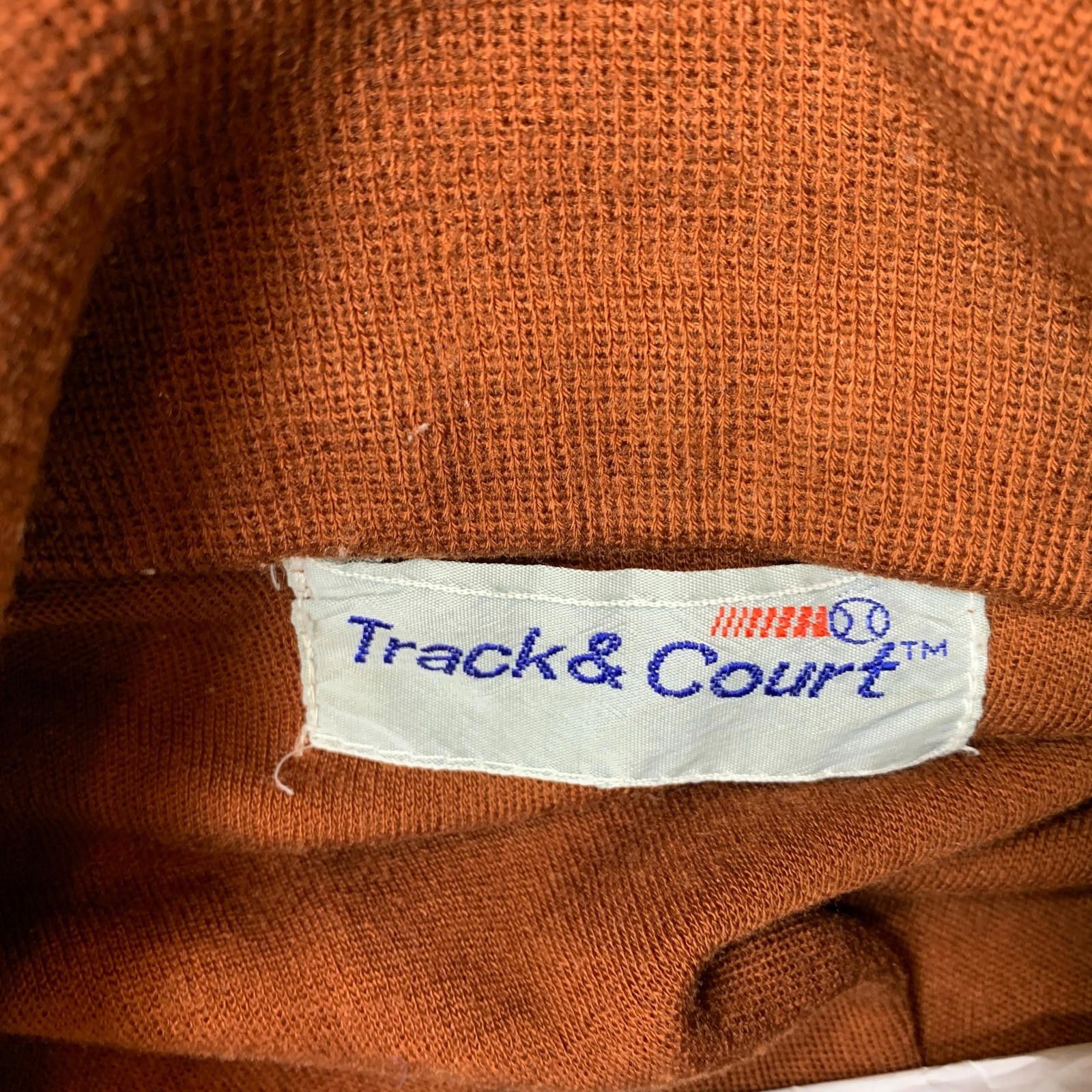 Designer Vintage 90s Track-&-Court Track Jacket Brown Sz. Large (310) Size US L / EU 52-54 / 3 - 10 Thumbnail