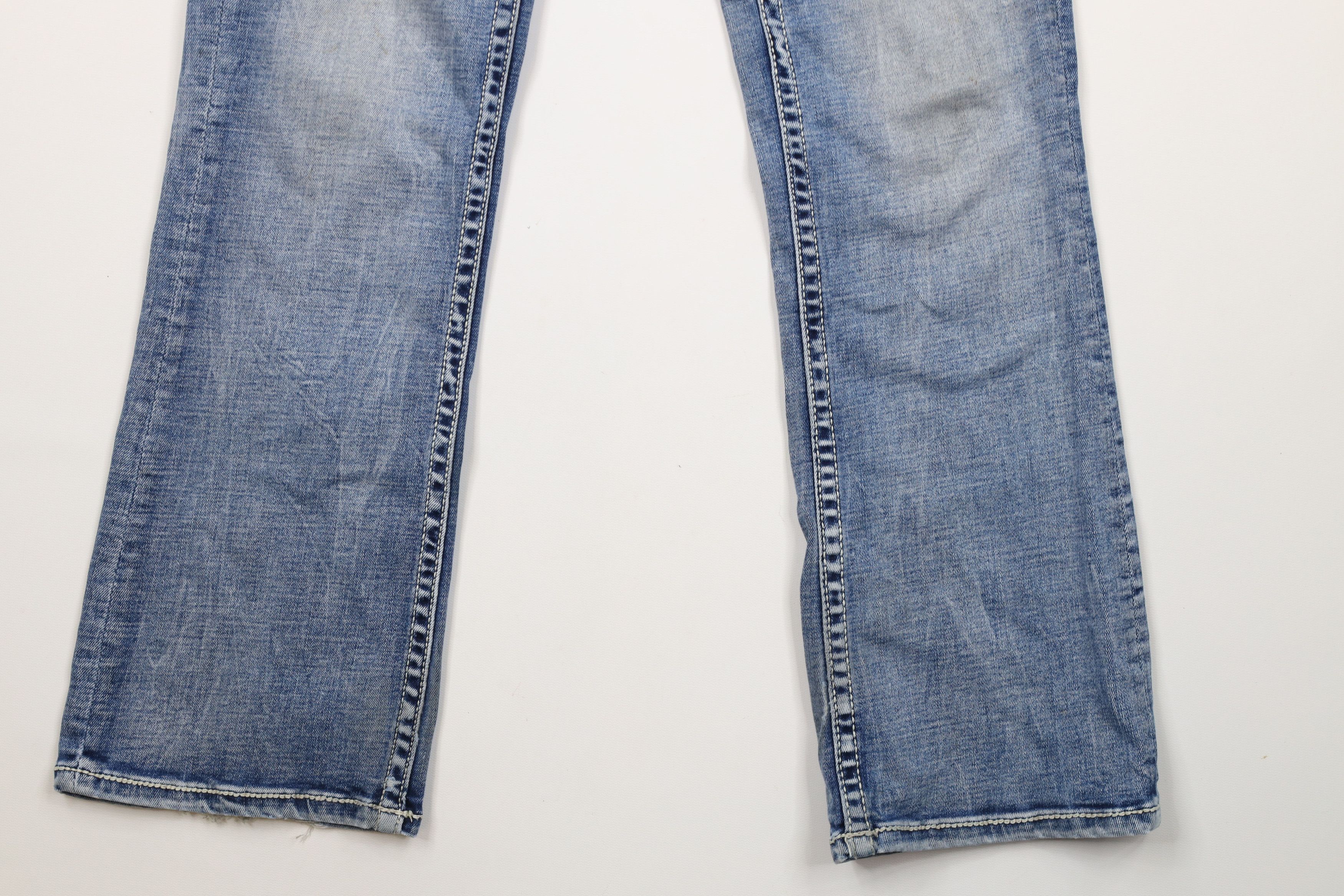 Vintage Buckle BKE Fit High Rise Bootcut Stretch Denim Jeans Blue Size 25" / US 0 / IT 36 - 4 Thumbnail