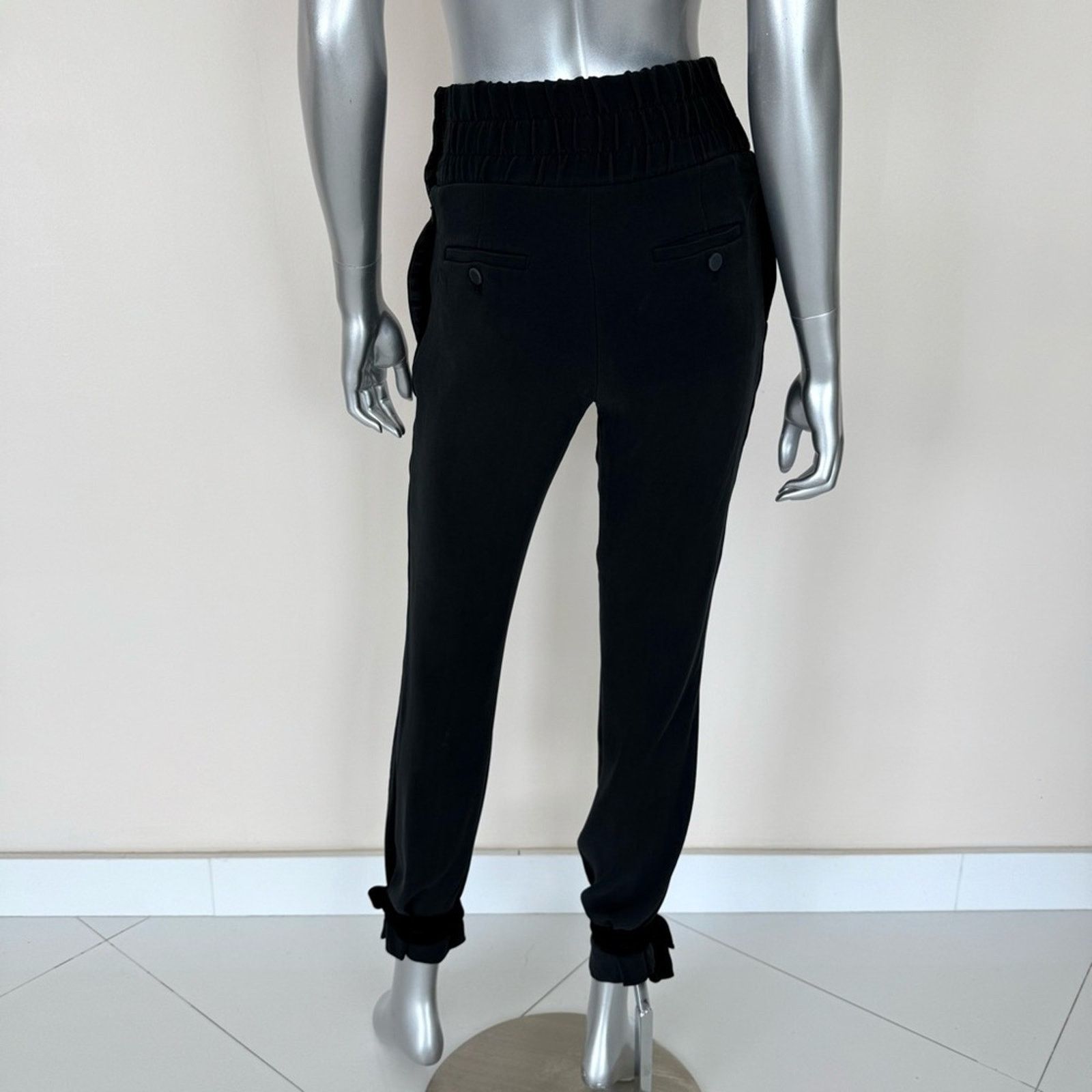 Tom Ford Tom Ford women silk pants size 38 IT or 6 US Authentic Size 28" / US 6 / IT 42 - 4 Thumbnail