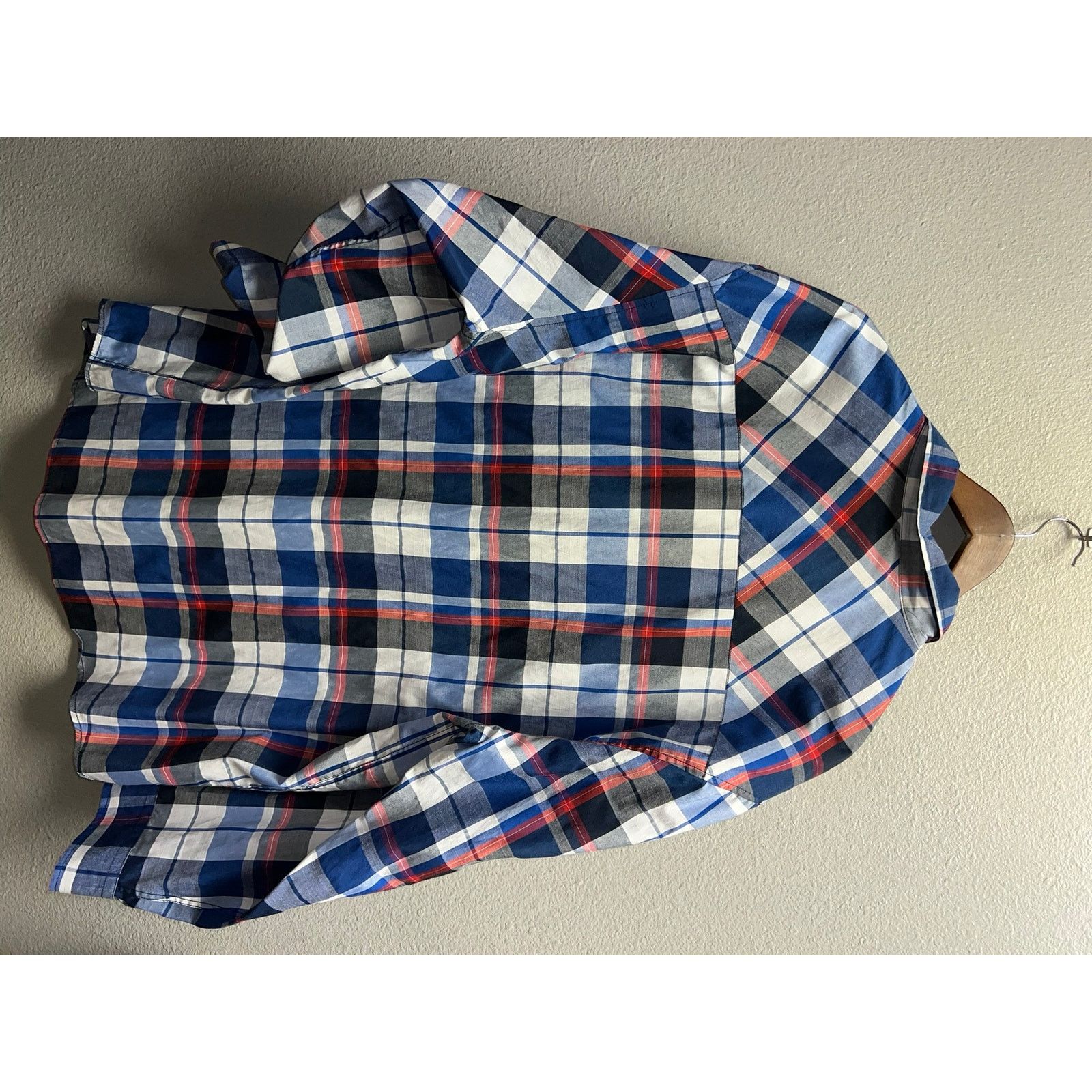 Eighty Eight Eighty Eight Platinum Button Up Shirt Blue Red Shirt 4XL 4X Size US XXL / EU 58 / 5 - 7 Thumbnail