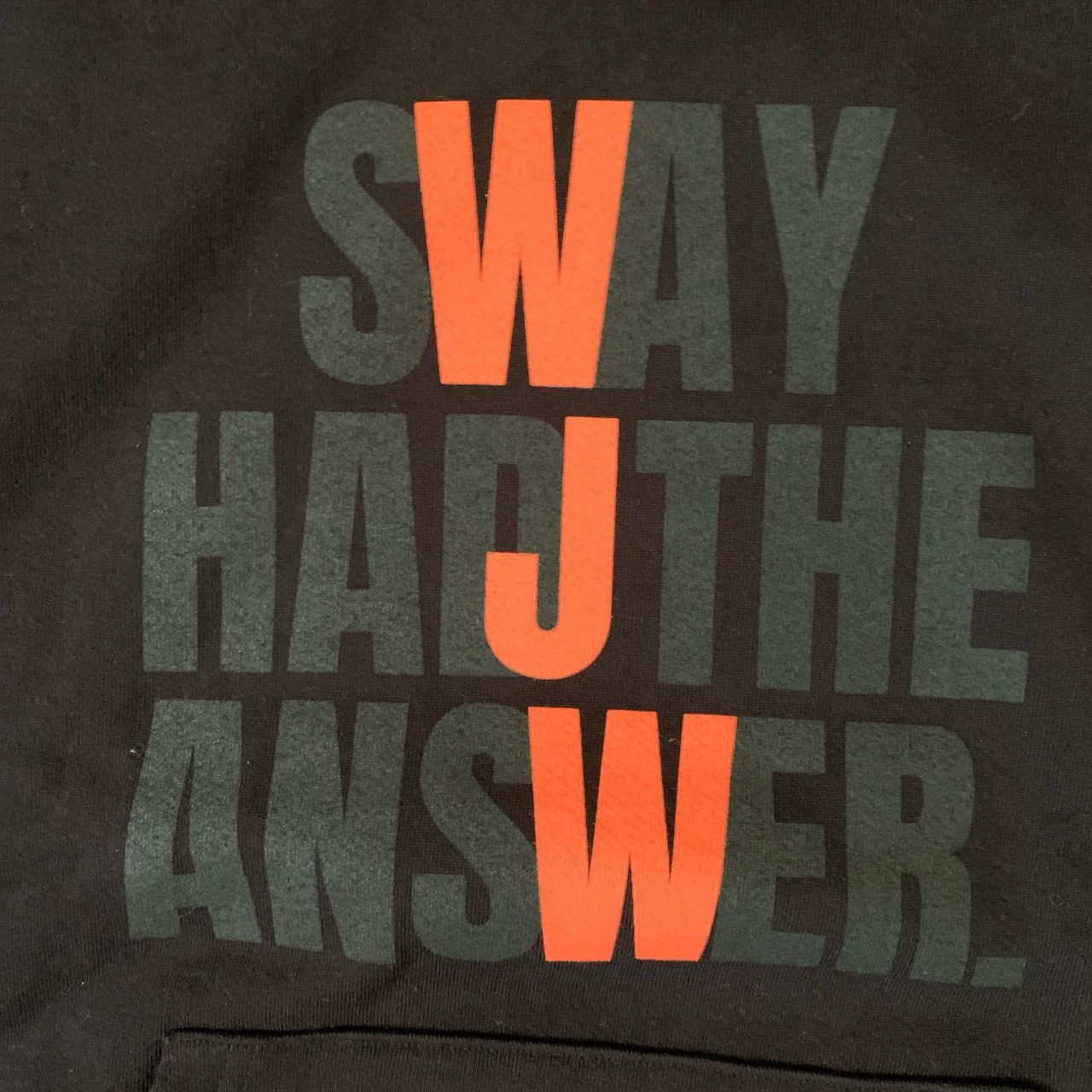 Designer WhoJungWoo "Sway Had the Answer" Hoodie size M Size US M / EU 48-50 / 2 - 4 Thumbnail