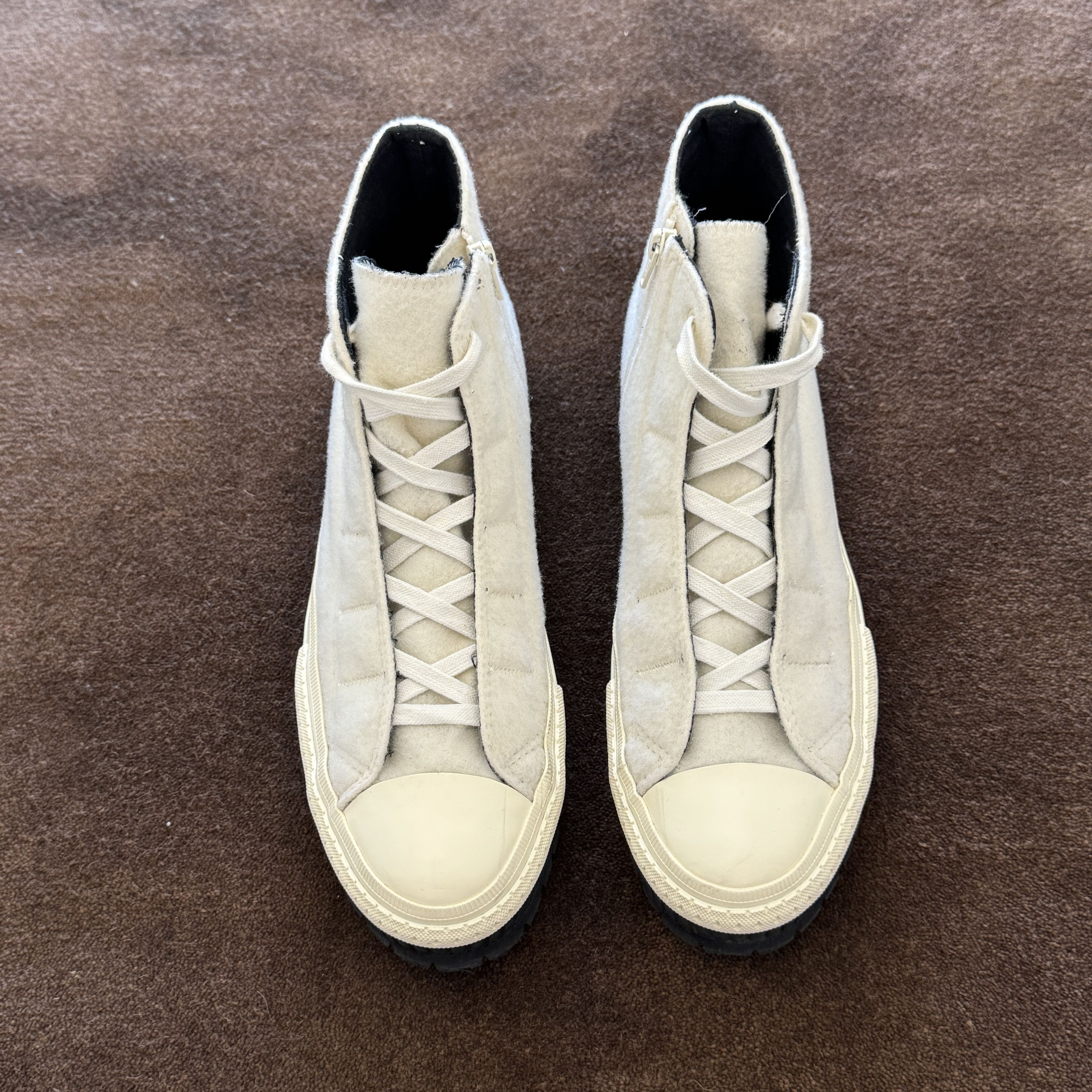 Yohji Yamamoto Yohji Yamamoto Pour Homme Wool Mosser Beacer High Size US 10.5 / EU 43-44 - 3 Thumbnail