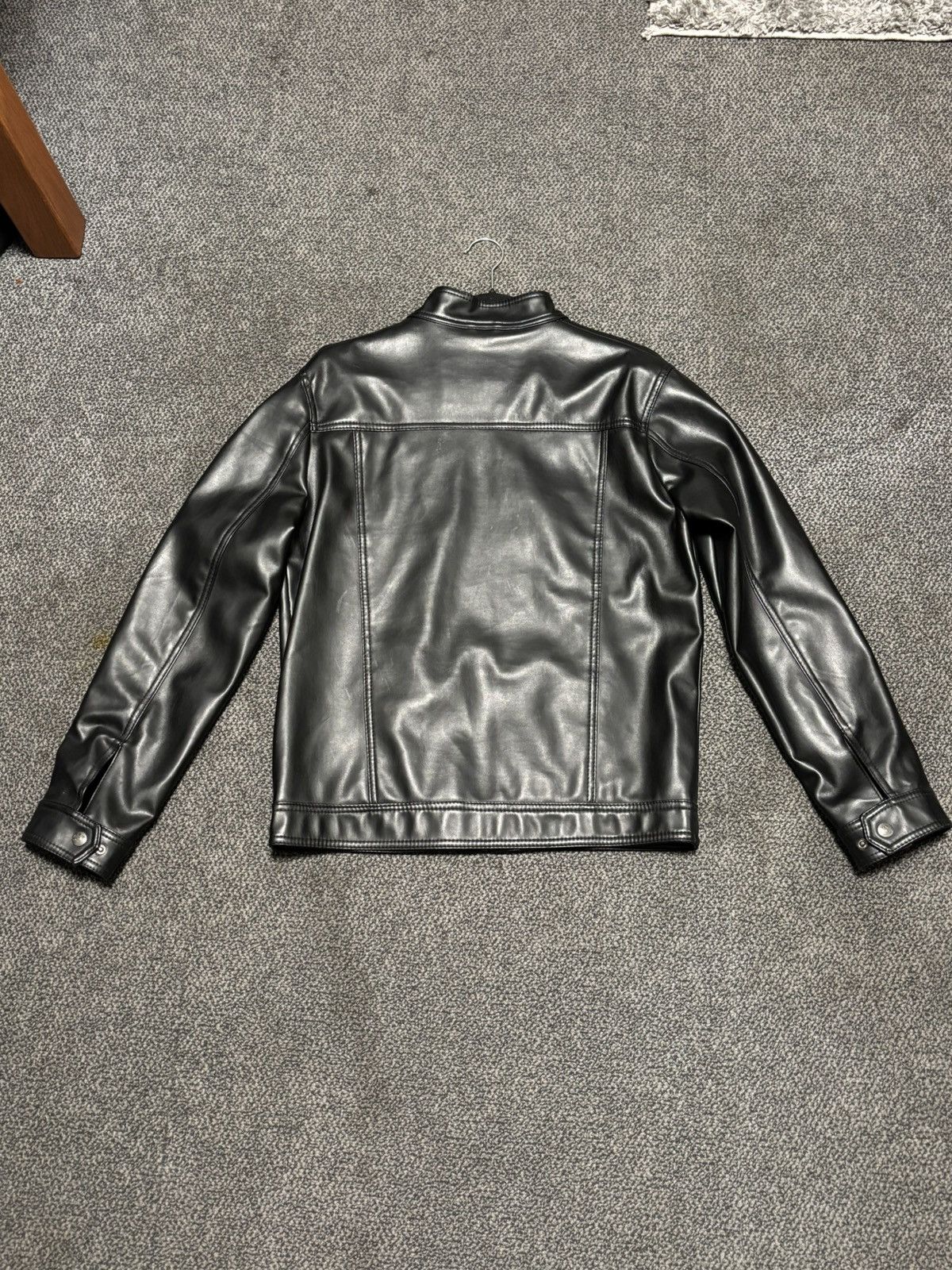 Emporio Armani Armani Leather Jacket Size US L / EU 52-54 / 3 - 3 Thumbnail