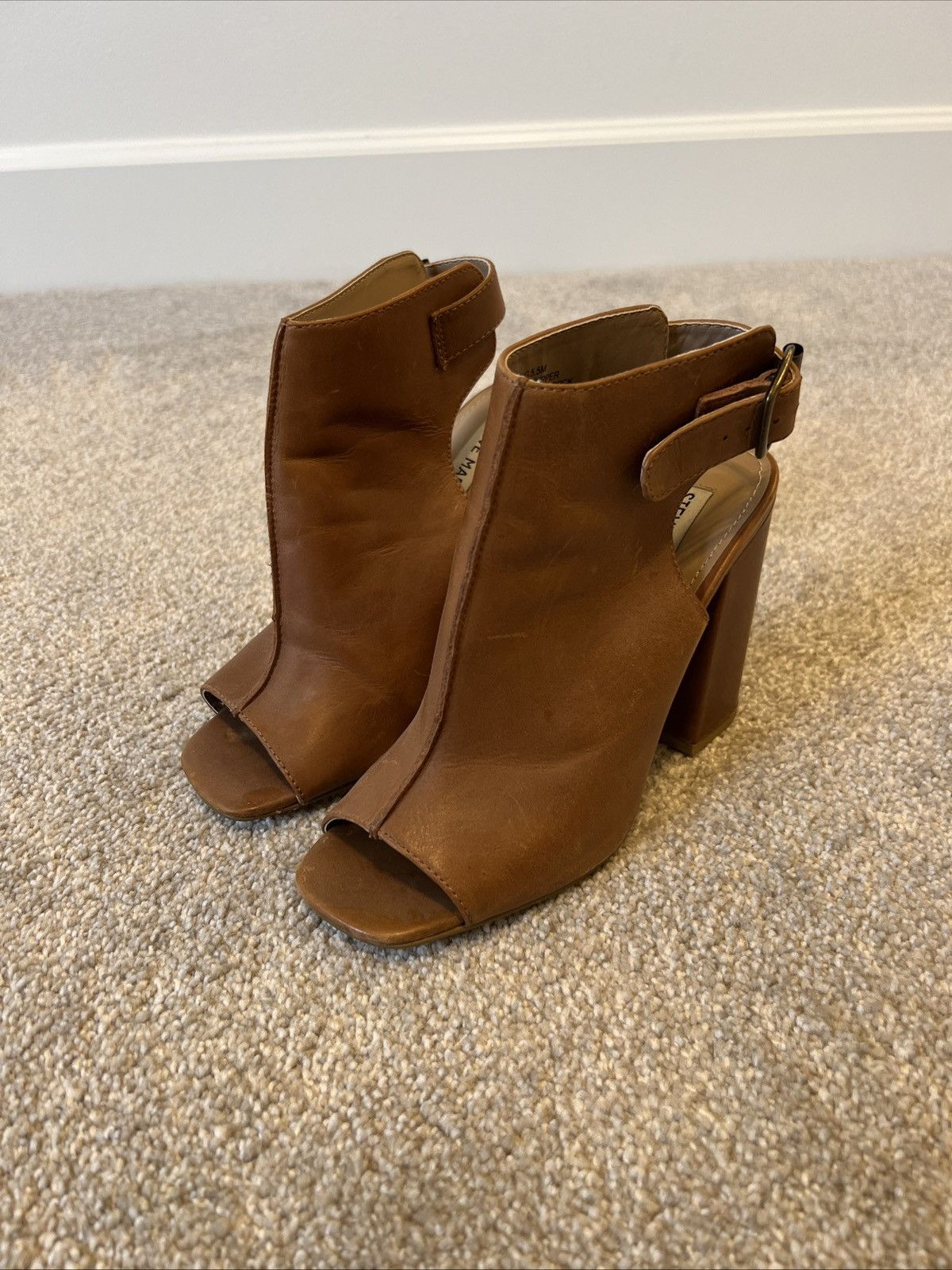 Steve Madden Steve Madden slingback block women’s heels Size US 5.5 / IT 35.5 - 1 Thumbnail