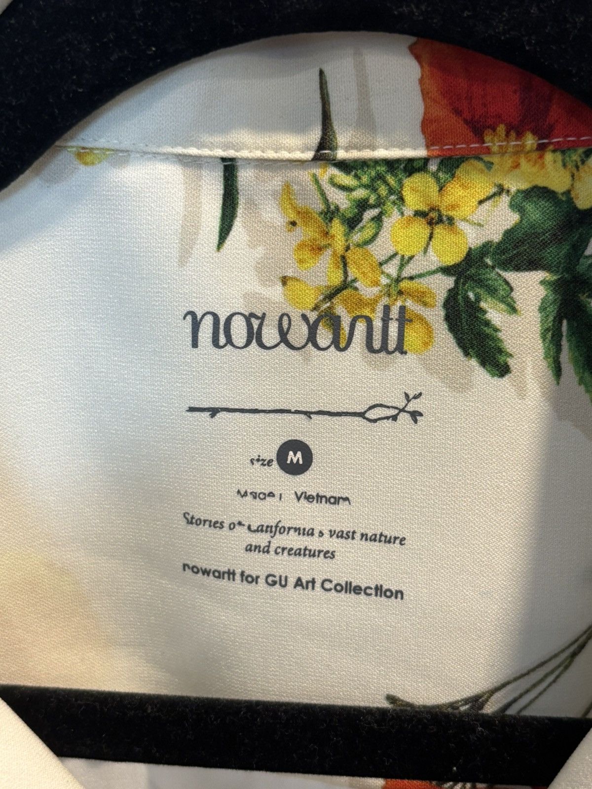 Japanese Brand Nowartt Japanese Brand Flower Motif Button Up 💐 Size US M / EU 48-50 / 2 - 8 Thumbnail