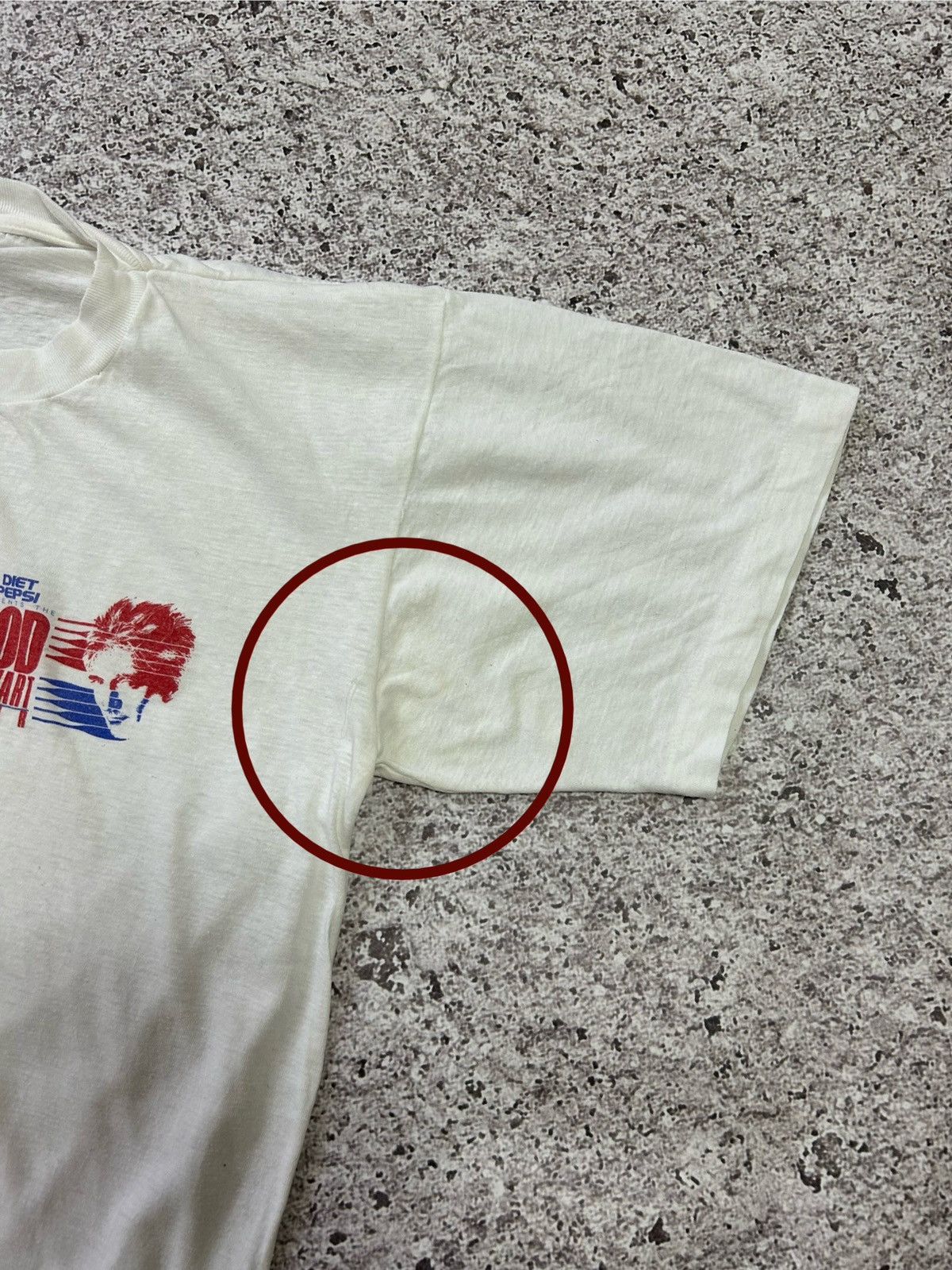 Band Tees × Vintage Vintage 90’s Diet Pepsi Presents The Rod Stewart Tour Tee Size US XL / EU 56 / 4 - 12 Thumbnail