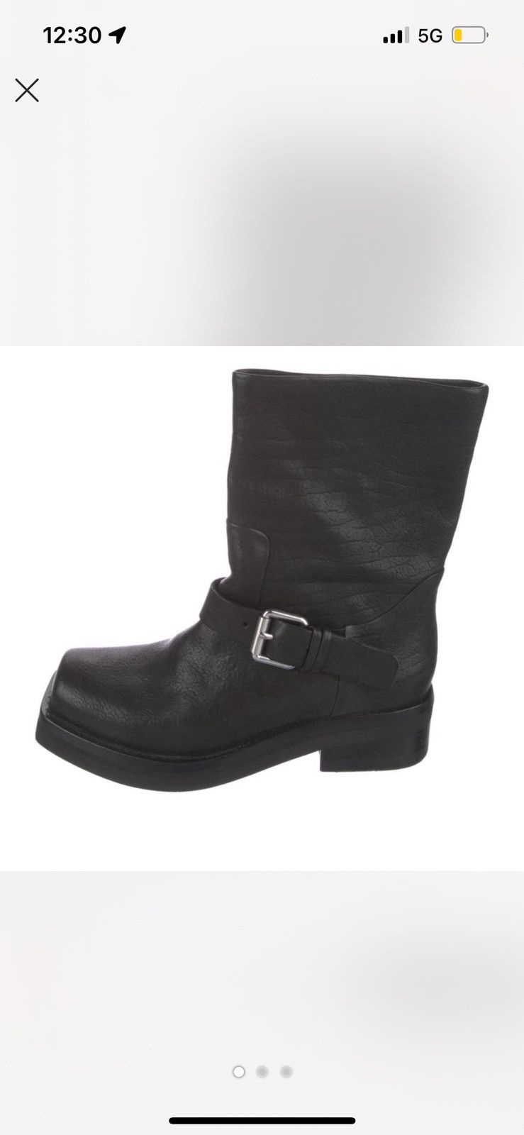 Rag & Bone Black leather moto boots Size US 8.5 / IT 38.5 - 1 Thumbnail