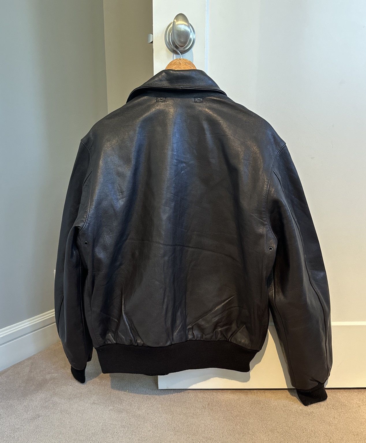 Alpha Industries Alpha Industries A-2 Leather Jacket | Grailed Alpha Industries Alpha Industries A-2 Leather Jacket | Grailed