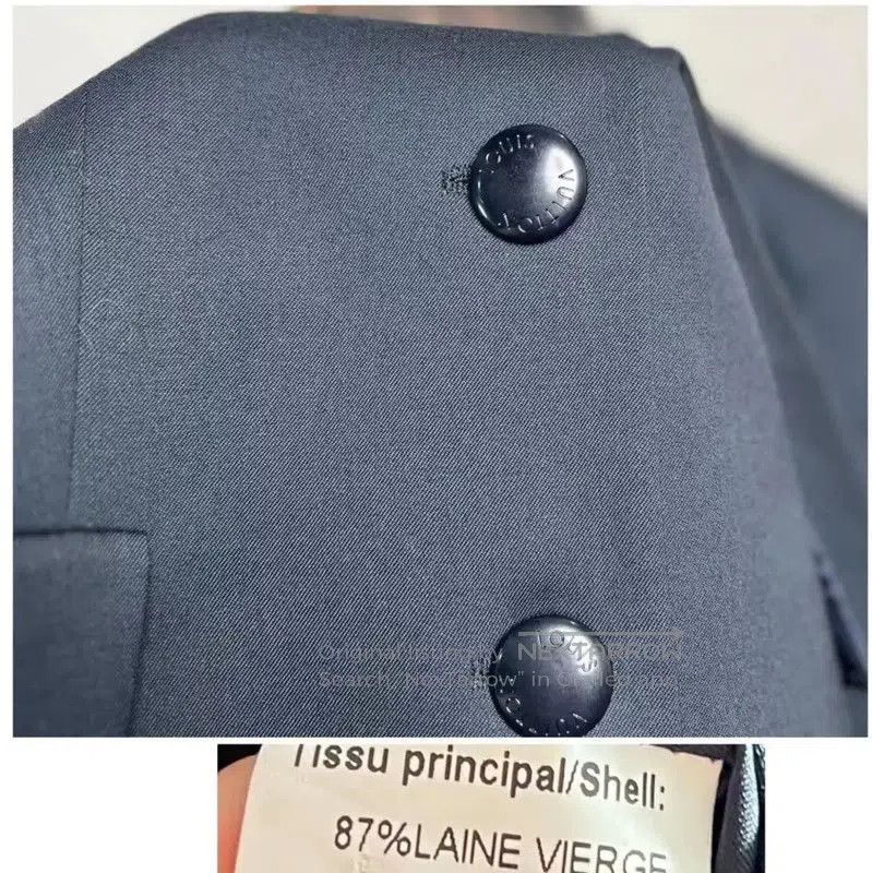 Louis Vuitton Louis Vuitton Women's Black Wool Blazer Coat . Size XXS / US 00 / IT 34 - 5 Thumbnail