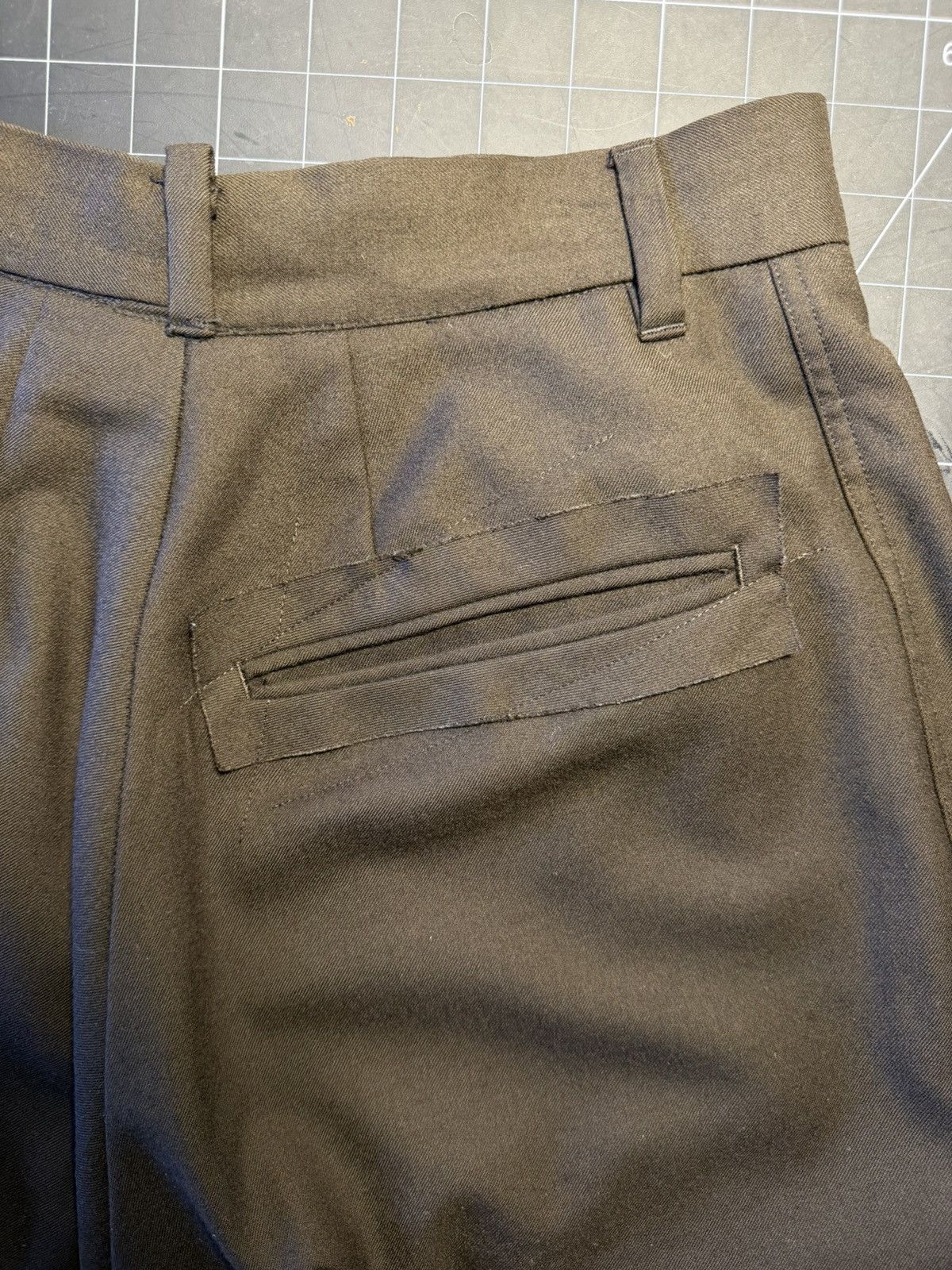 Bed j.w. Ford Dark brown wool trouser Size US 29 - 10 Thumbnail