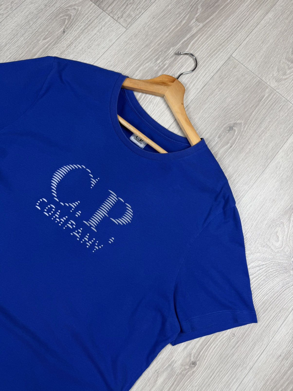 C.P. Company C.P Company Reflective Big Logo Blue T-Shirt Men's Size XXL Size US XXL / EU 58 / 5 - 2 Thumbnail