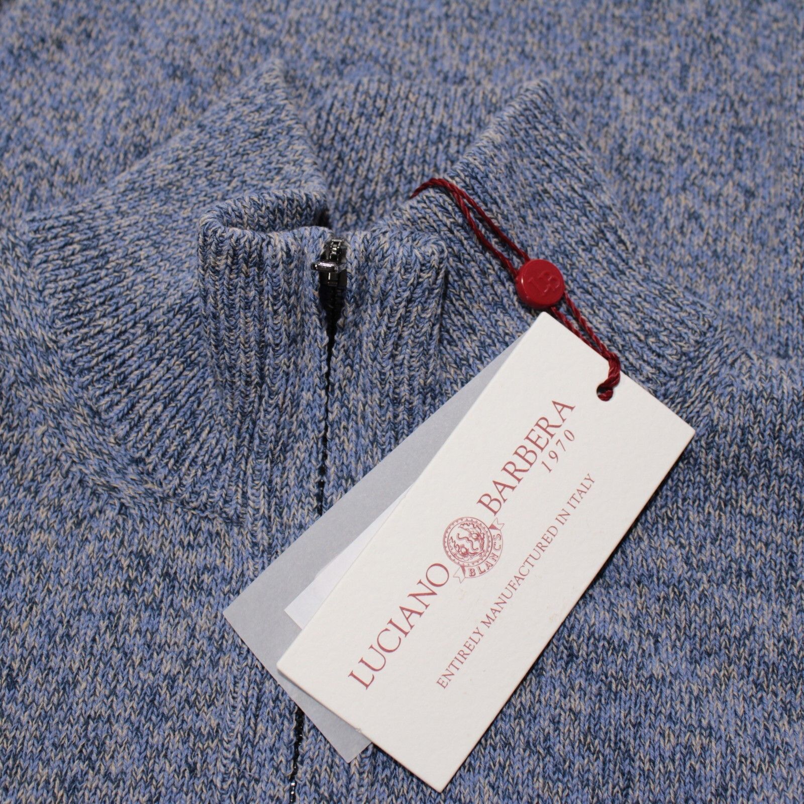 Luciano Barbera Luciano Barbera Sweater Size US L in Blue Size US L / EU 52-54 / 3 - 1 Thumbnail
