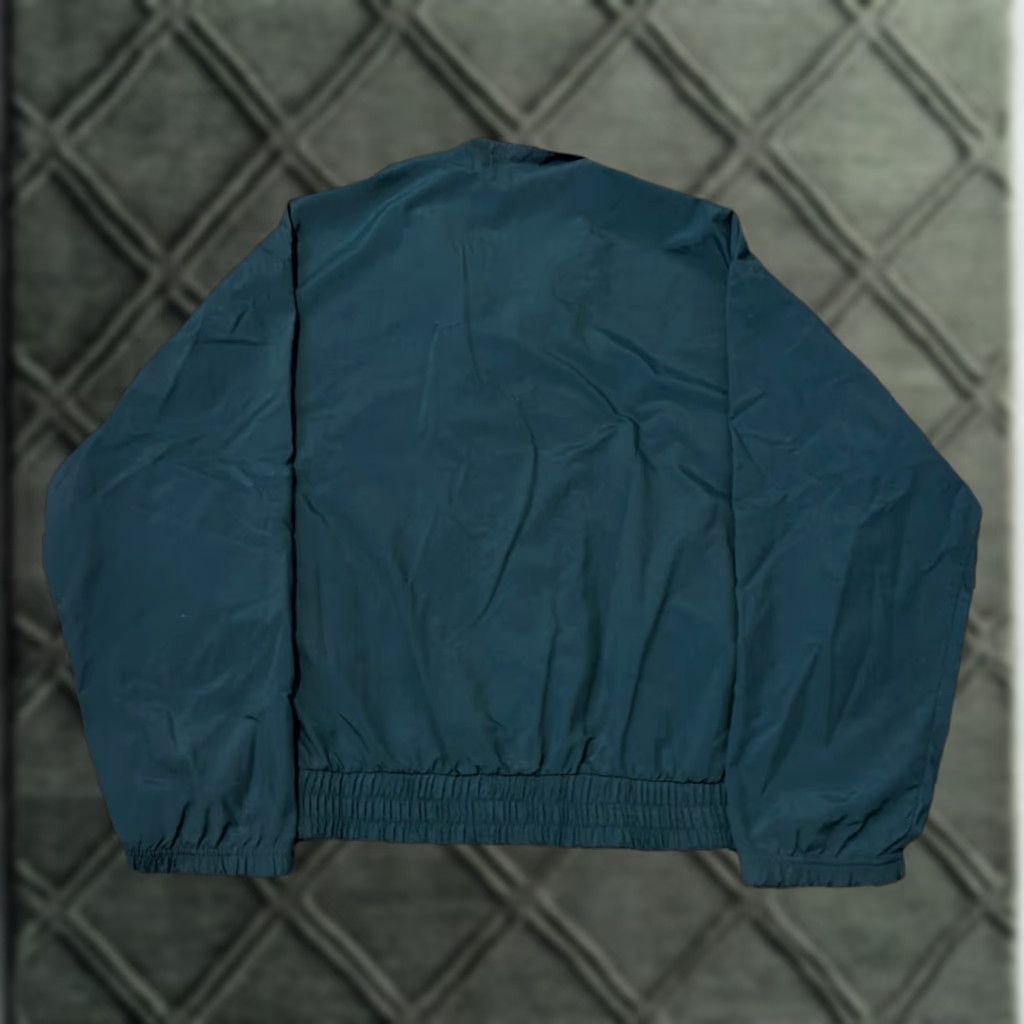 Vintage VINTAGE 90s Turquoise Blue Windbreaker Jacket XL Men Blue Windbreaker Mgt And Data Company Employee Light Jacket Size US XL / EU 56 / 4 - 1 Thumbnail