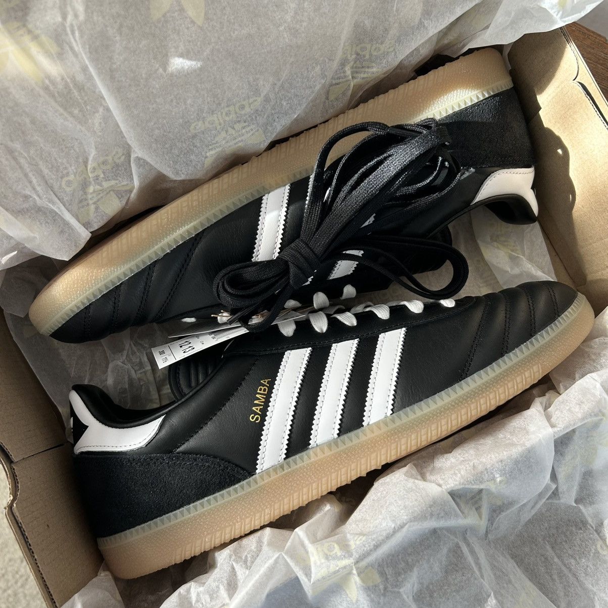 Adidas Adidas Samba JP Black and White Gum Size M12/W13 Size US 12 / EU 45 - 7 Thumbnail