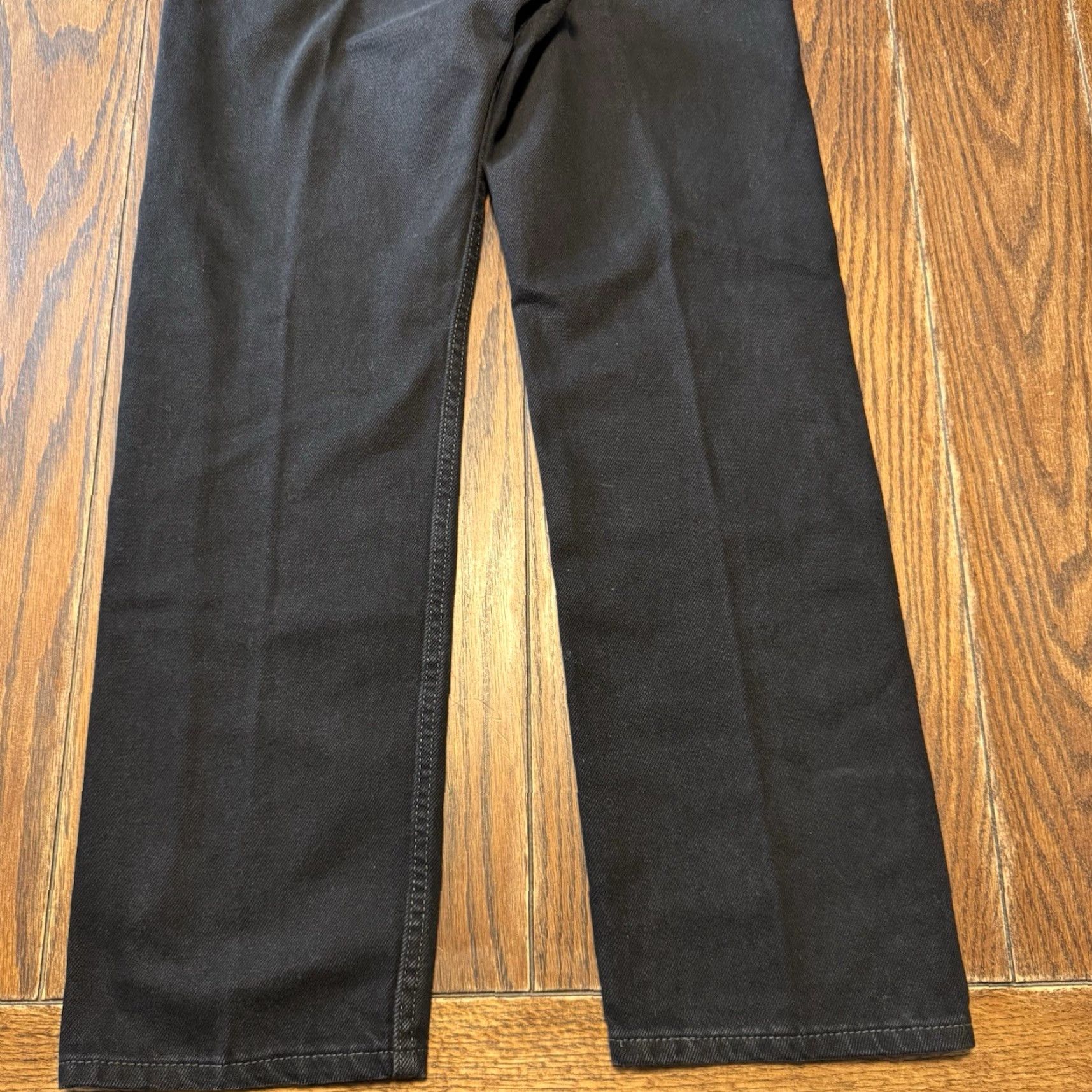 Levi's Levi's 505 Jeans Mens Regular Fit Denim Black 33x30 Size US 33 - 7 Thumbnail