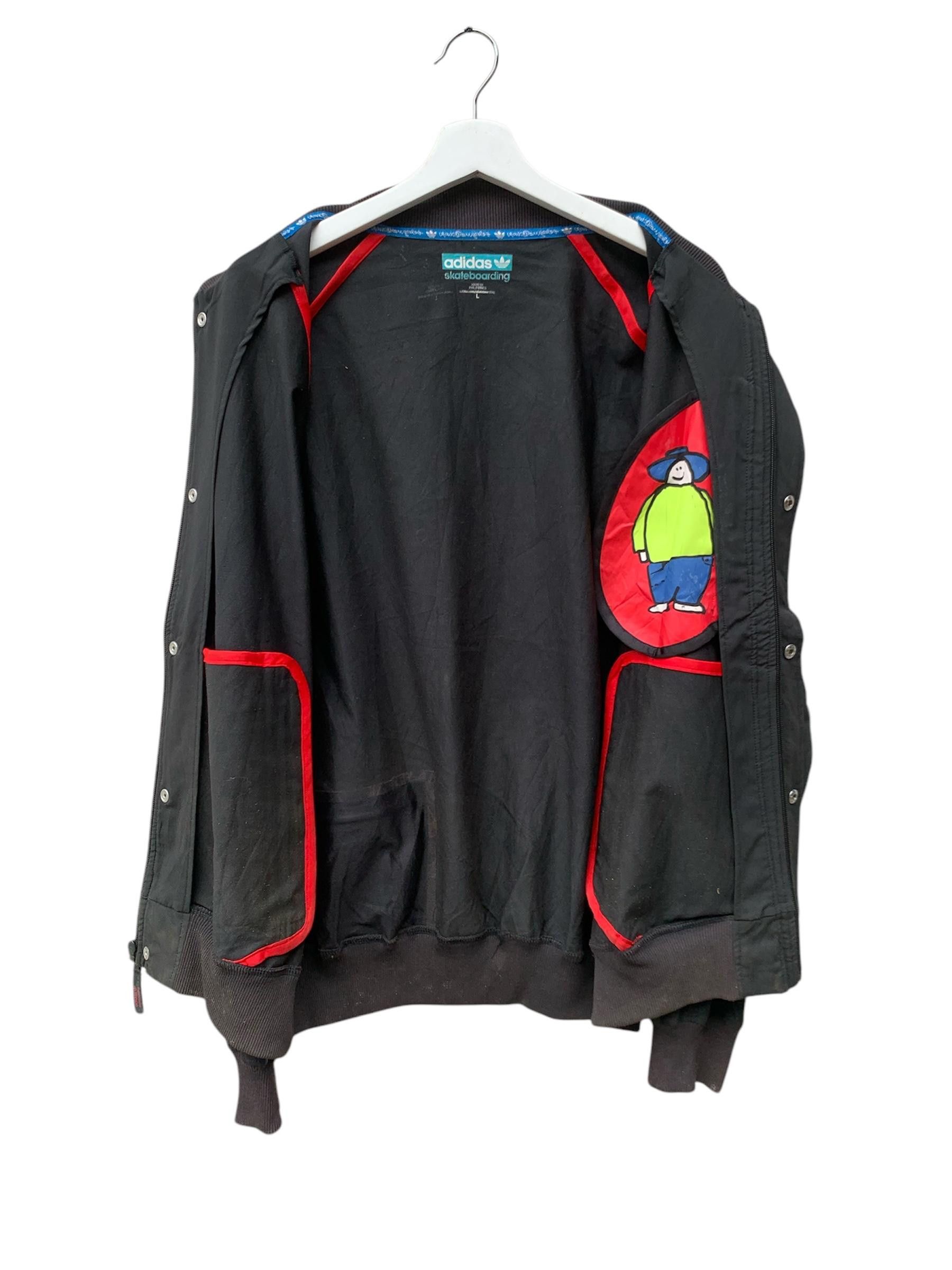 Adidas vtg Adidas Skateboarding Cartoon Button Zipper Jacket Size US L / EU 52-54 / 3 - 3 Thumbnail
