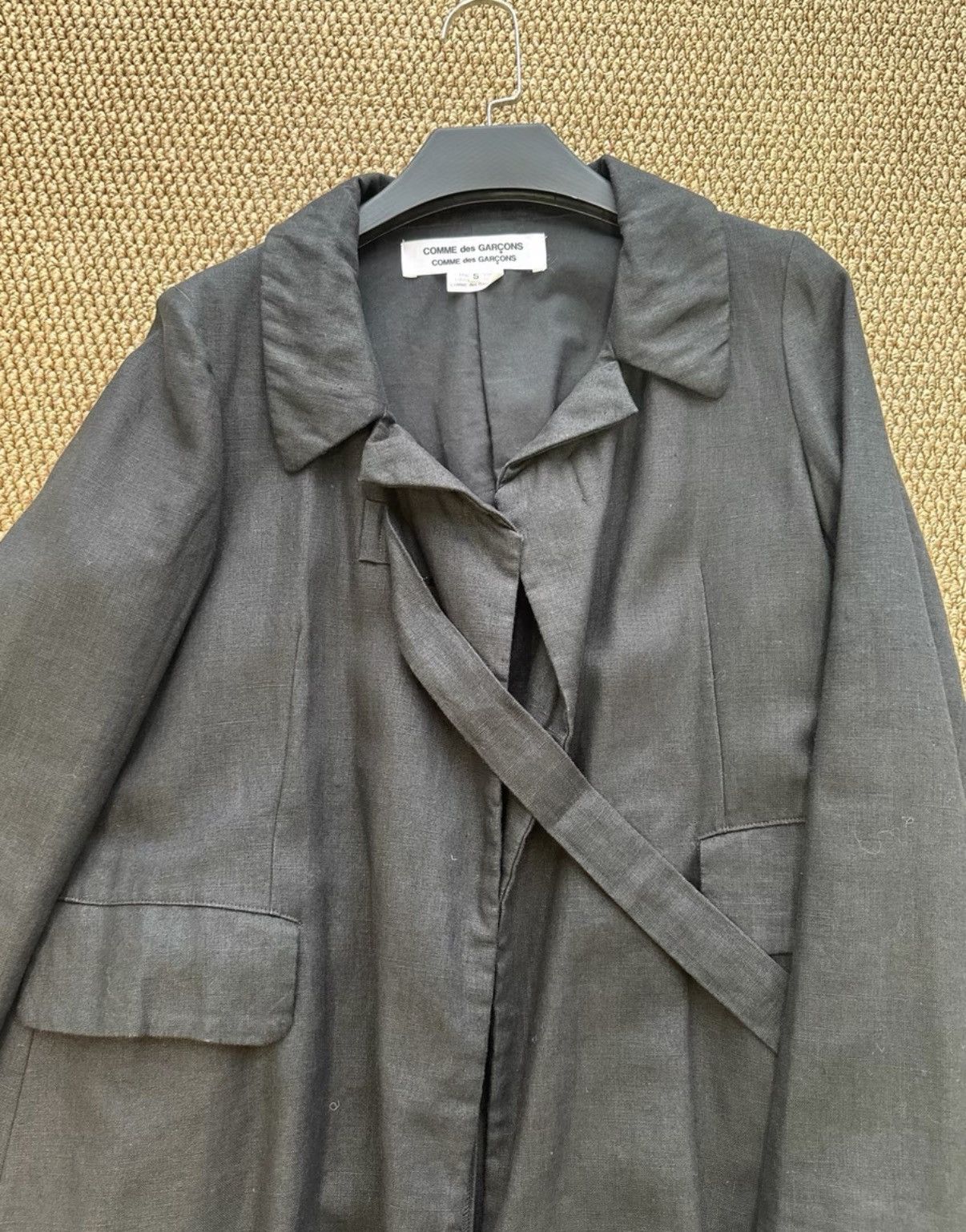 Comme des Garcons Comme des Garçons Osaka Pure Linen Belted Trench Coat K23 Size US S / EU 44-46 / 1 - 3 Thumbnail