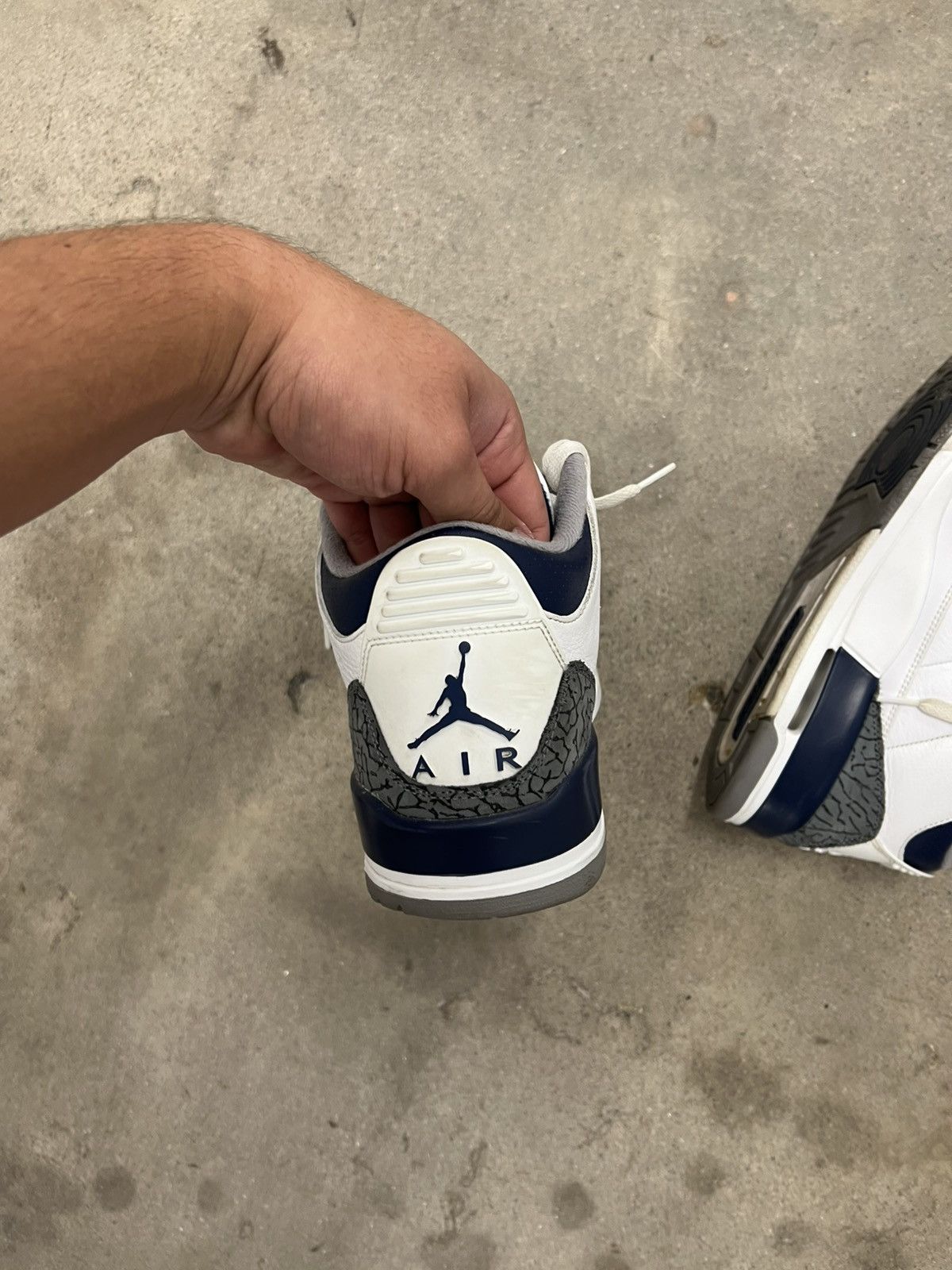 Nike Air Jordan 3s Midnight Navy Size US 10 / EU 43 - 4 Thumbnail