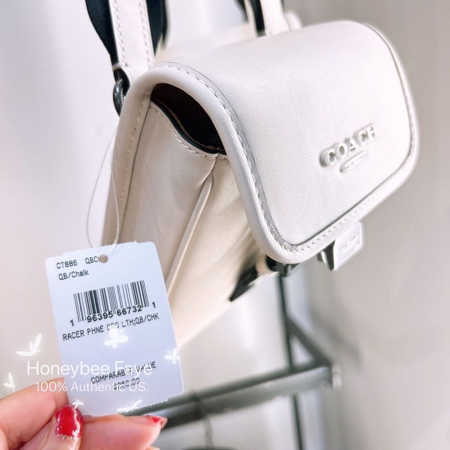 Coach Racer Phone Crossbody In Smooth Leather CT886 Size ONE SIZE - 2 Thumbnail