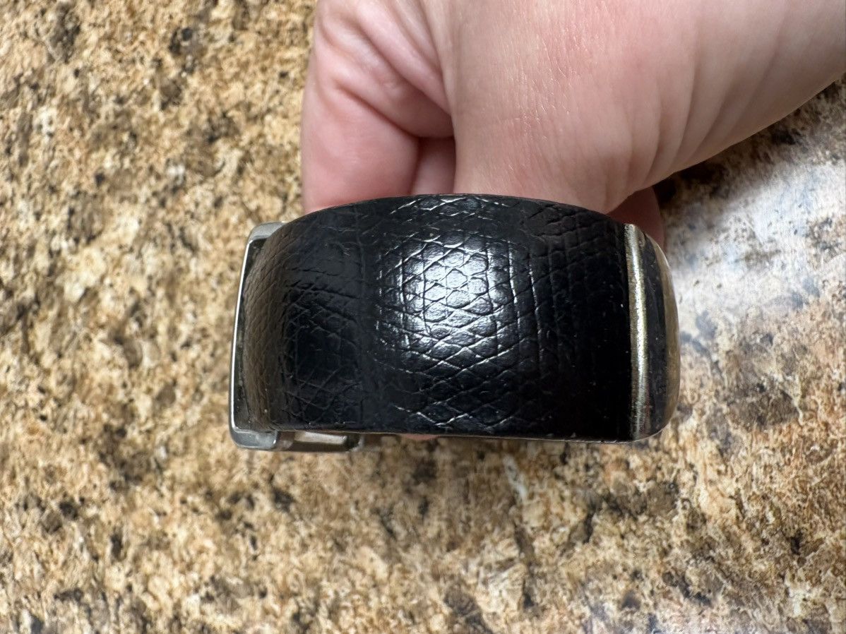 Diesel Women’s Cuff Watch Wide Black Band Square Face Quartz Y2K Size ONE SIZE - 3 Thumbnail