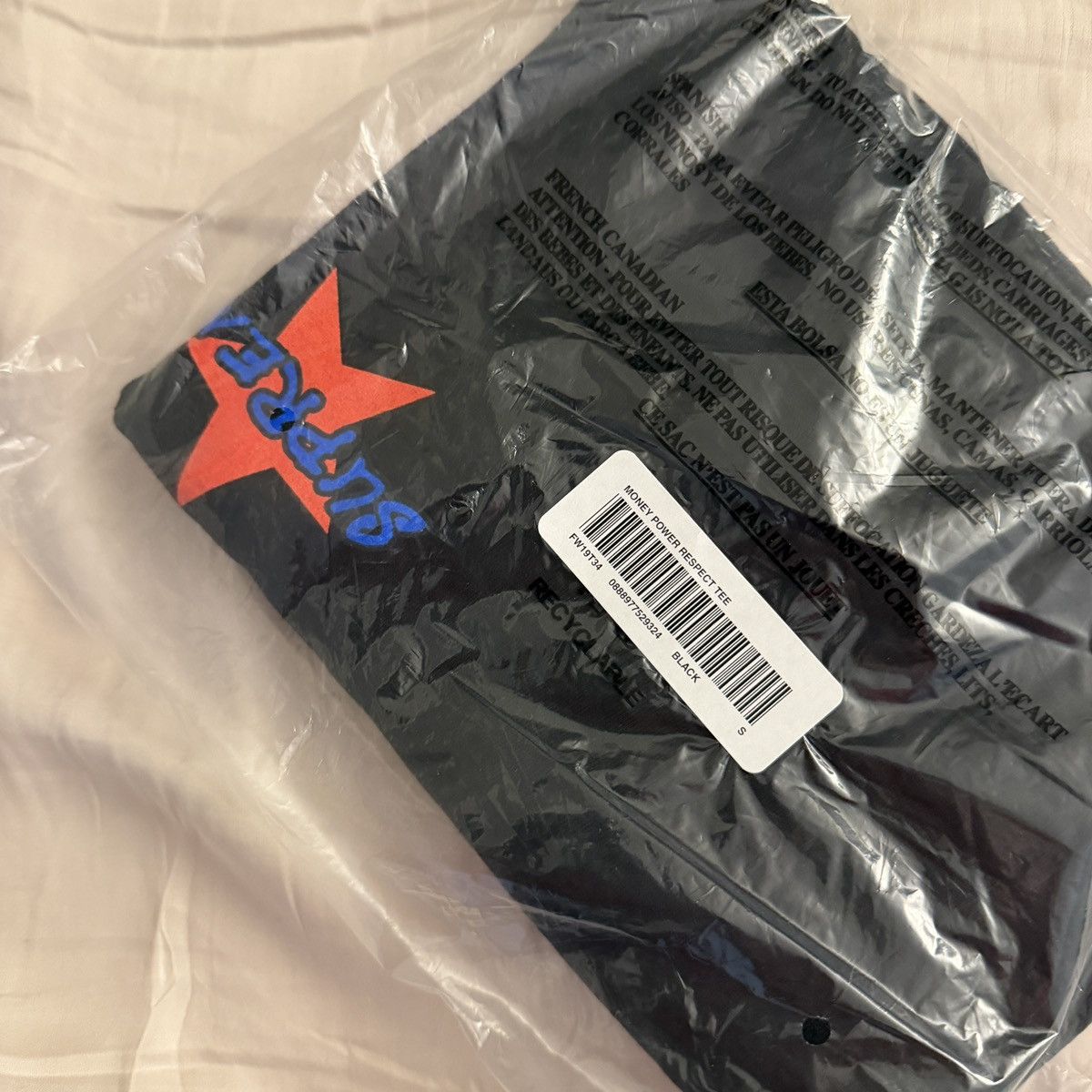 Supreme SEALED Supreme FW19 Money Power Respect Tee T-Shirt Black Size US S / EU 44-46 / 1 - 3 Thumbnail