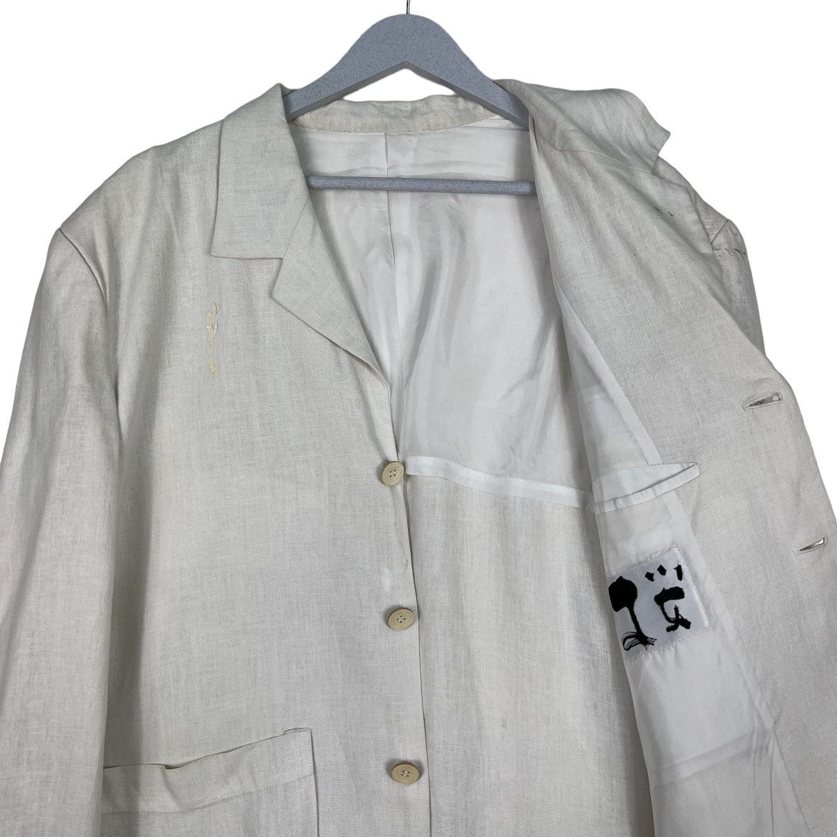Issey Miyake 🔥 90s ISSEY MIYAKE MANDARIN BLAZER JACKET Size US L / EU 52-54 / 3 - 10 Thumbnail