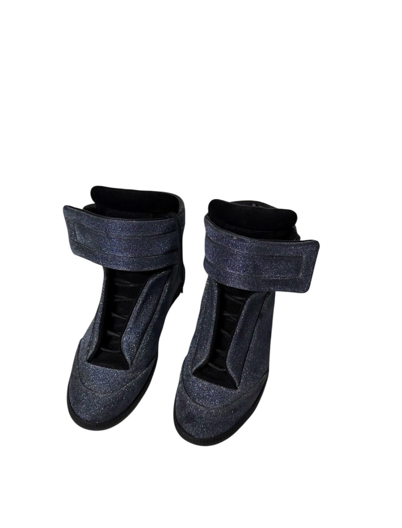 Maison Margiela Maison Margiela Future High Glitter Blu Scuro Size US 8 / EU 41 - 7 Thumbnail