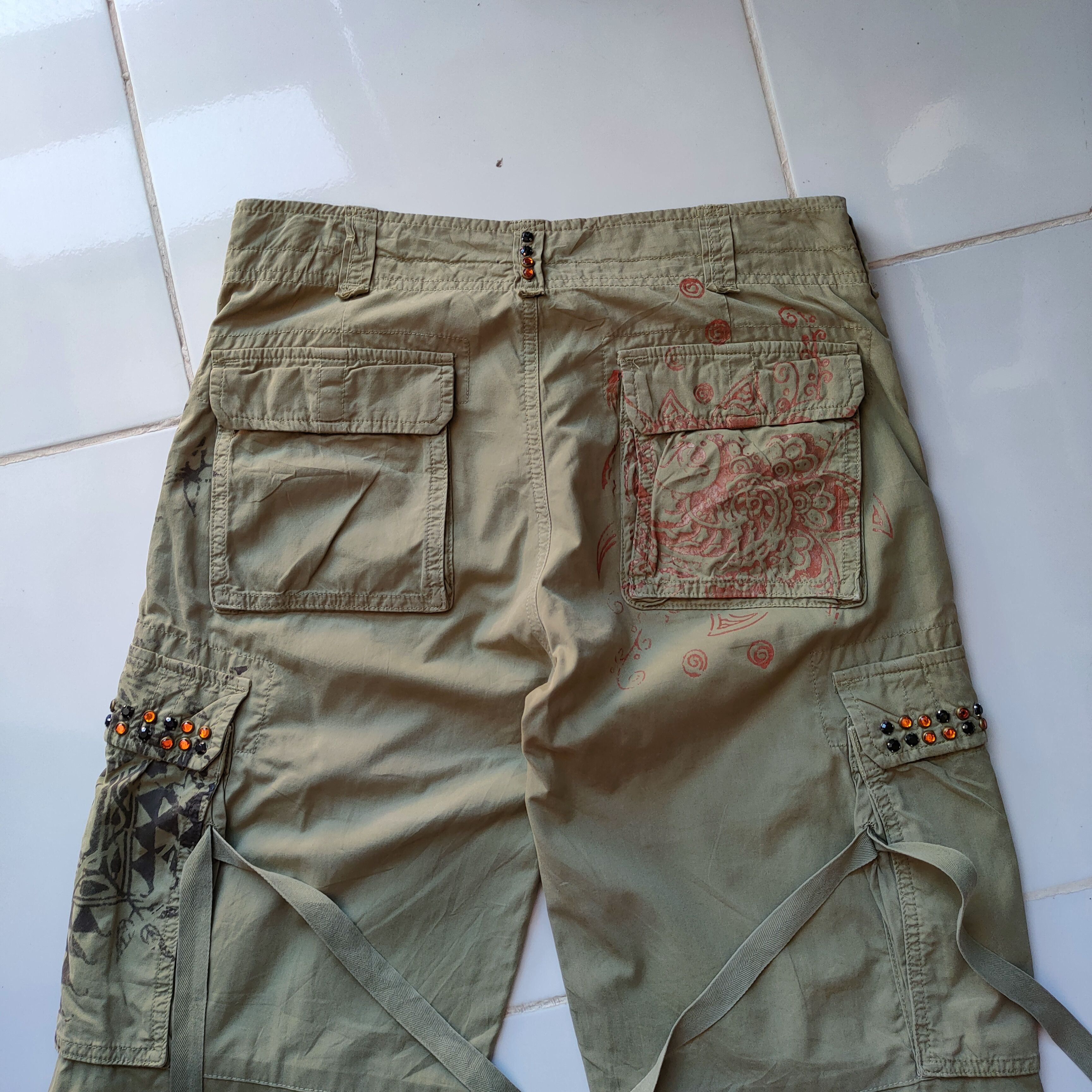 Japanese Brand RARE! VINTAGE RAG BONDAGE CARGO PANTS Size US 29 - 9 Thumbnail