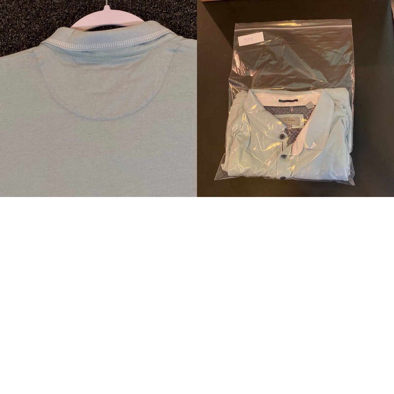 Ted Baker Ted Baker London Polo Mens 7 Blue Casual Golf Shirt Short Sleeve Size US M / EU 48-50 / 2 - 8 Thumbnail