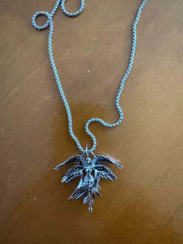 Jewelry GOTHIC Demon Queen Pendant Necklace – 60cm Chain – Size ONE SIZE - 2 Thumbnail