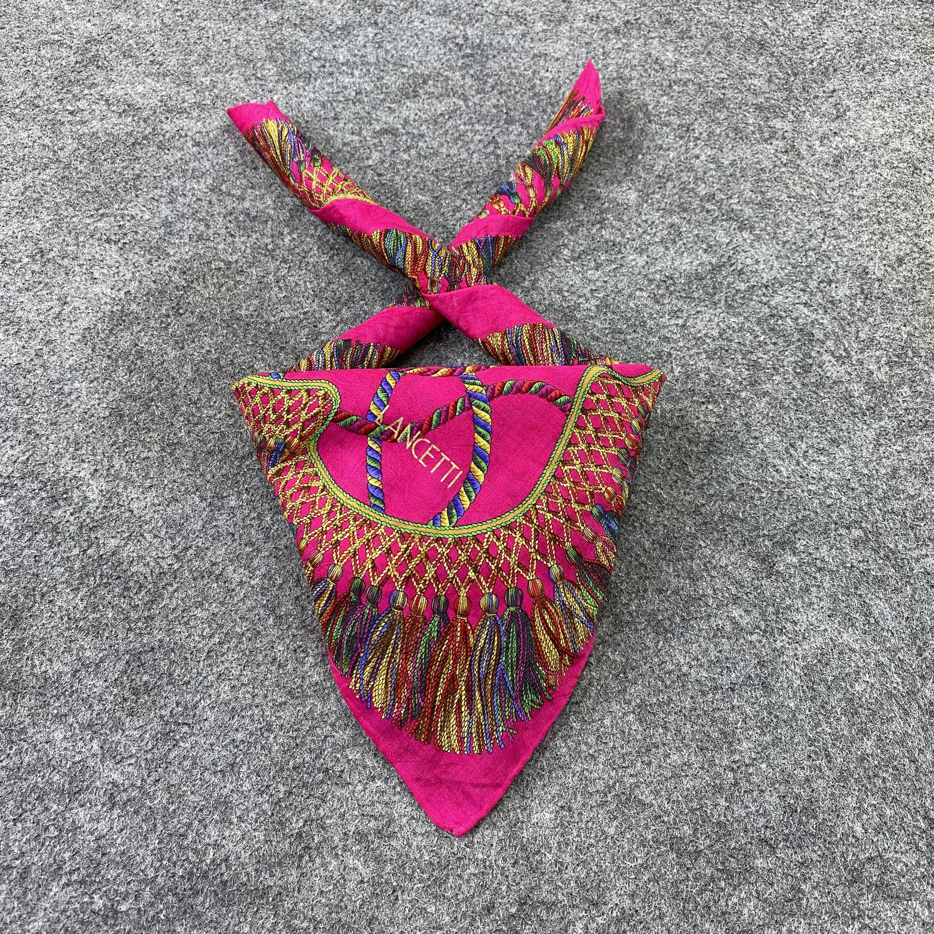 Lui di Lancetti lancetti bandana handkerchief neckerchief -B885 Size ONE SIZE - 2 Thumbnail