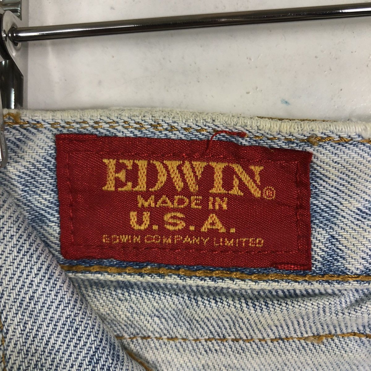 Japanese Brand 🔥70’s True Vintage Distressed Denim Jeans Edwin Made In Usa Size US 30 / EU 46 - 14 Thumbnail