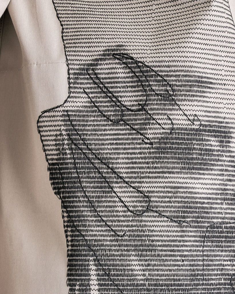 Rick Owens o1s1v1r1oon0925 Jumbo Outershirt in Light Beige/Pearl Size US L / EU 52-54 / 3 - 7 Thumbnail