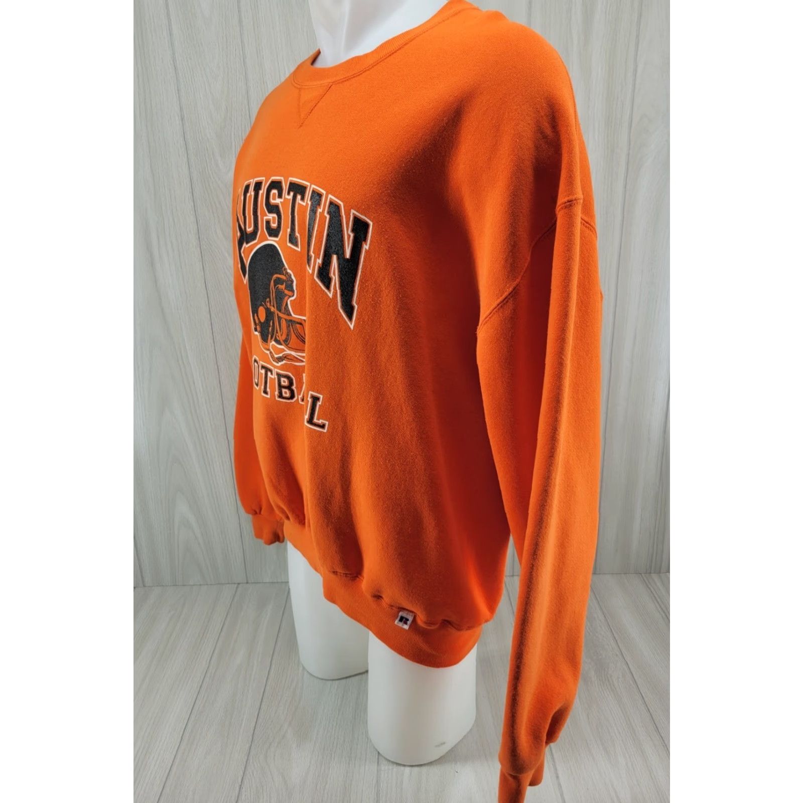 Russell Athletic VINTAGE Russell Athletic Orange Crewneck Sweatshirt Adult XL Tiger 90s College Football Size US XL / EU 56 / 4 - 3 Thumbnail