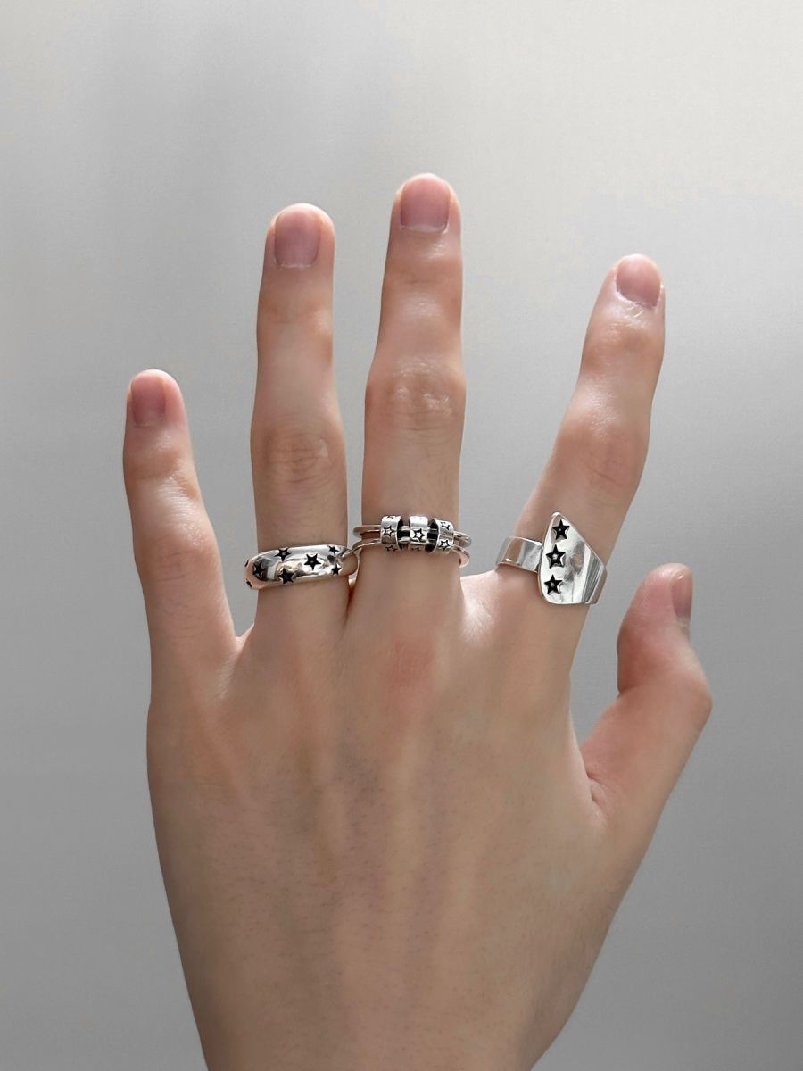 Jewelry New Design Jewelry Rings Open Size Chrome Ring (Size 7-13) Size ONE SIZE - 6 Thumbnail