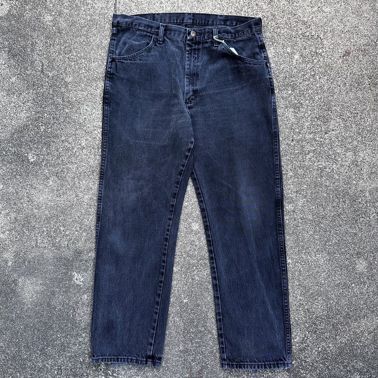 Rustler Rustler Straight Leg Denim Jeans Men's 36x30 Black Regular Size US 36 / EU 52 - 3 Thumbnail