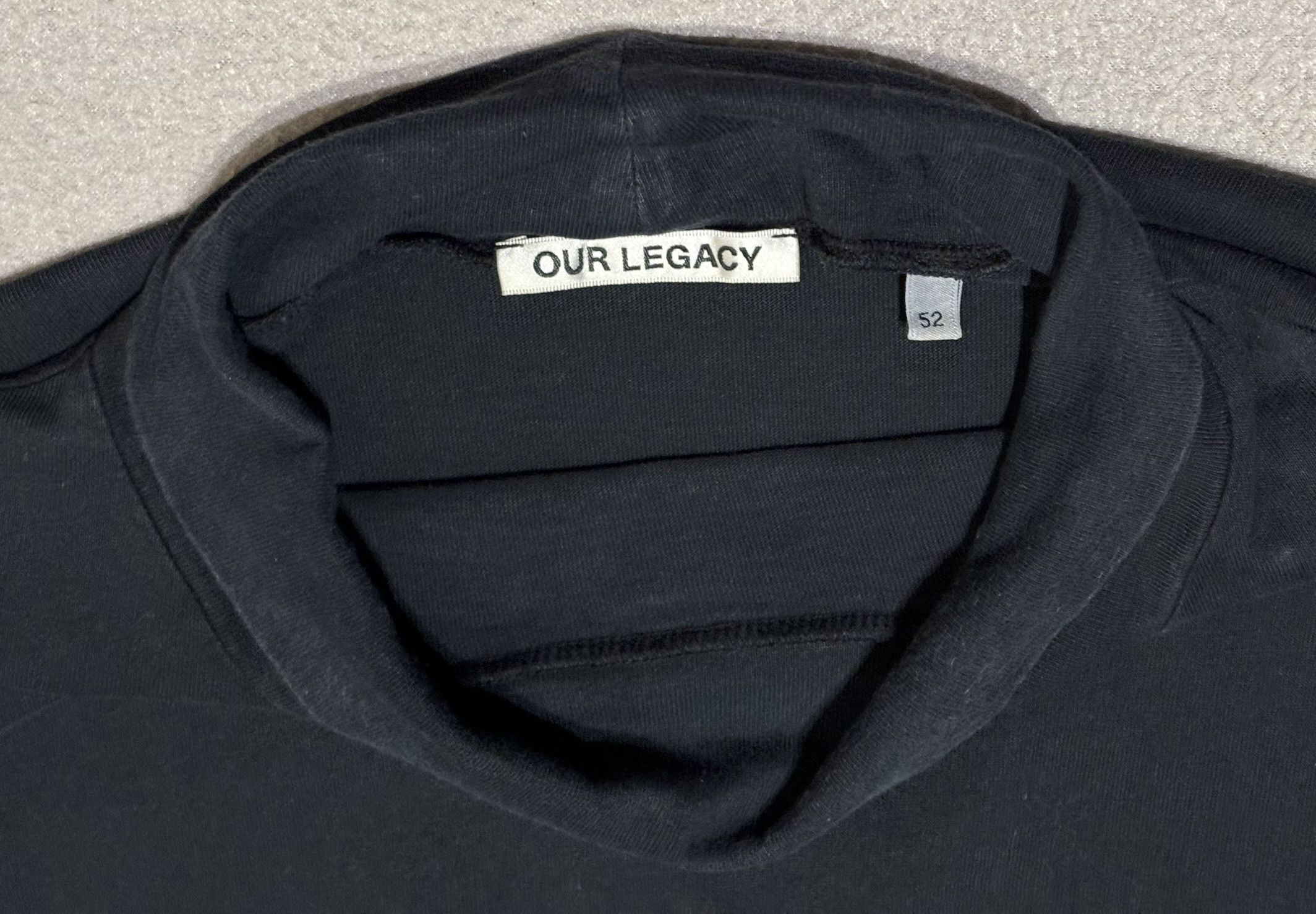 Our Legacy Our Legacy Black Army Jersey Longsleeve, Size 52 Size US L / EU 52-54 / 3 - 15 Thumbnail
