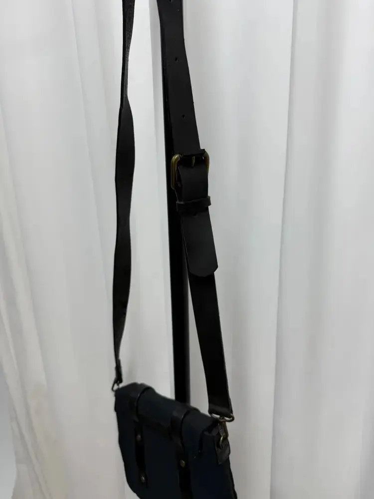 Dries Van Noten Dries Van Noten Classic Canvas Leather Joint Bag-2505 Size ONE SIZE - 4 Thumbnail