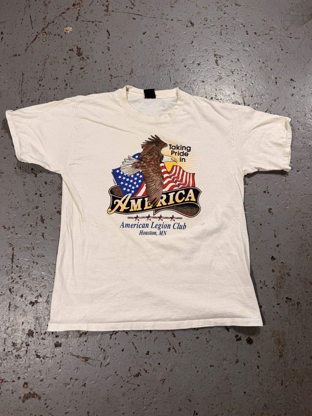 Other Vintage Distressed American Legion Club Eagle Tee Size US M / EU 48-50 / 2 - 1 Thumbnail