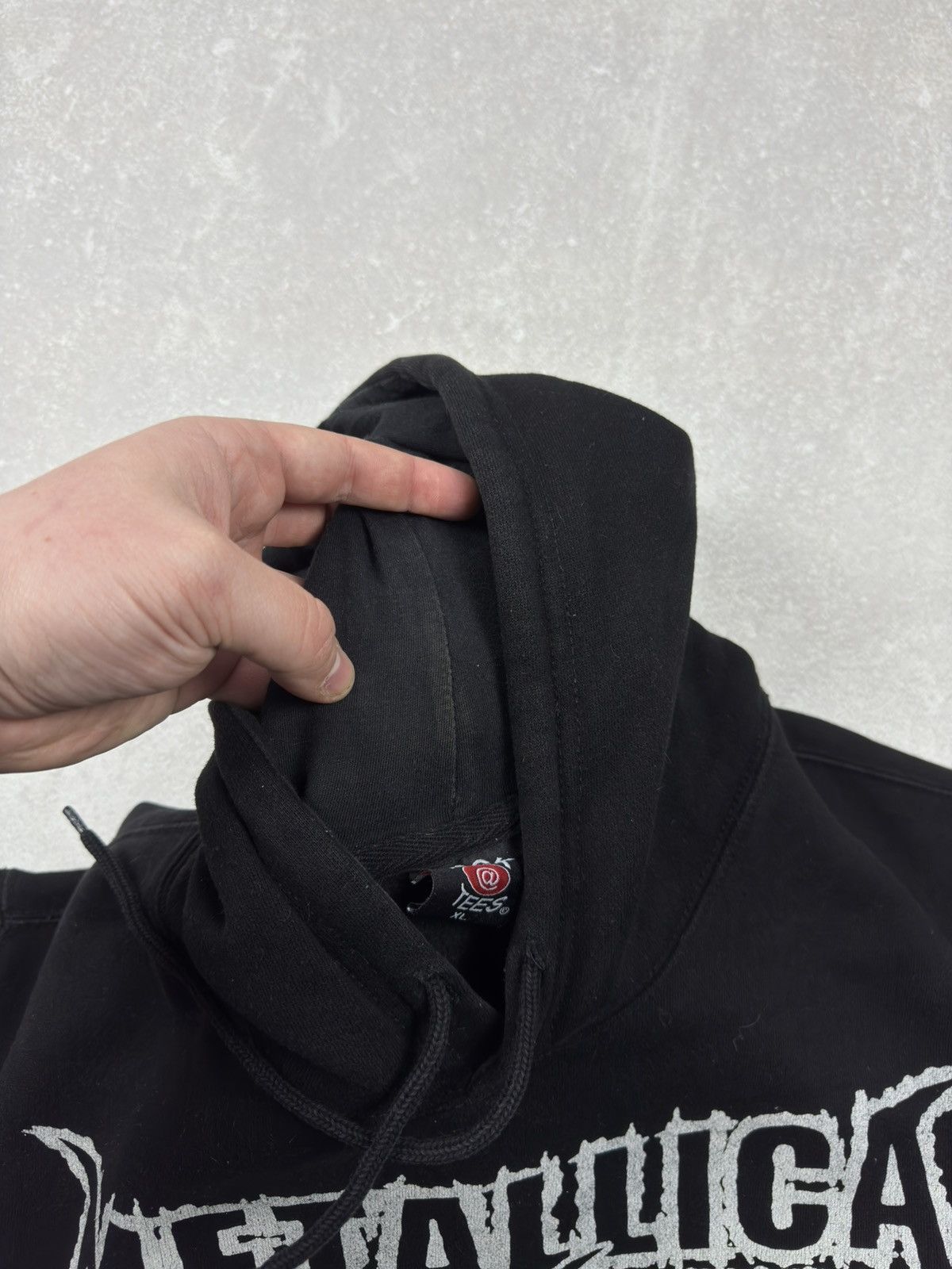 Metallica Vintage 00s Metallica Black Hoodie Skull & Girl Rock Heavy Size US XL / EU 56 / 4 - 16 Thumbnail