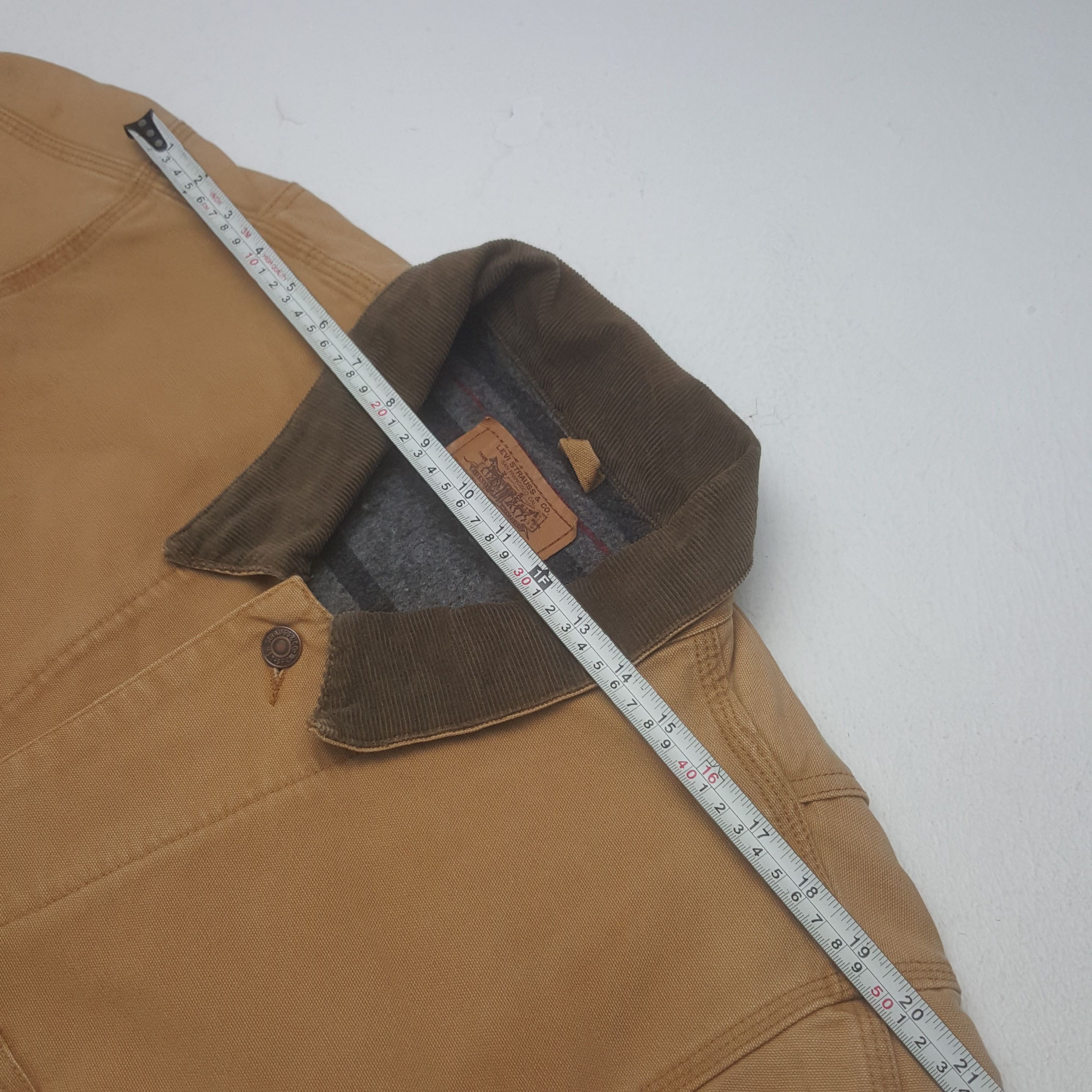 Levi's × Vintage Vintage Levis Button Up Corduroy Collar Jacket Size US XL / EU 56 / 4 - 12 Thumbnail