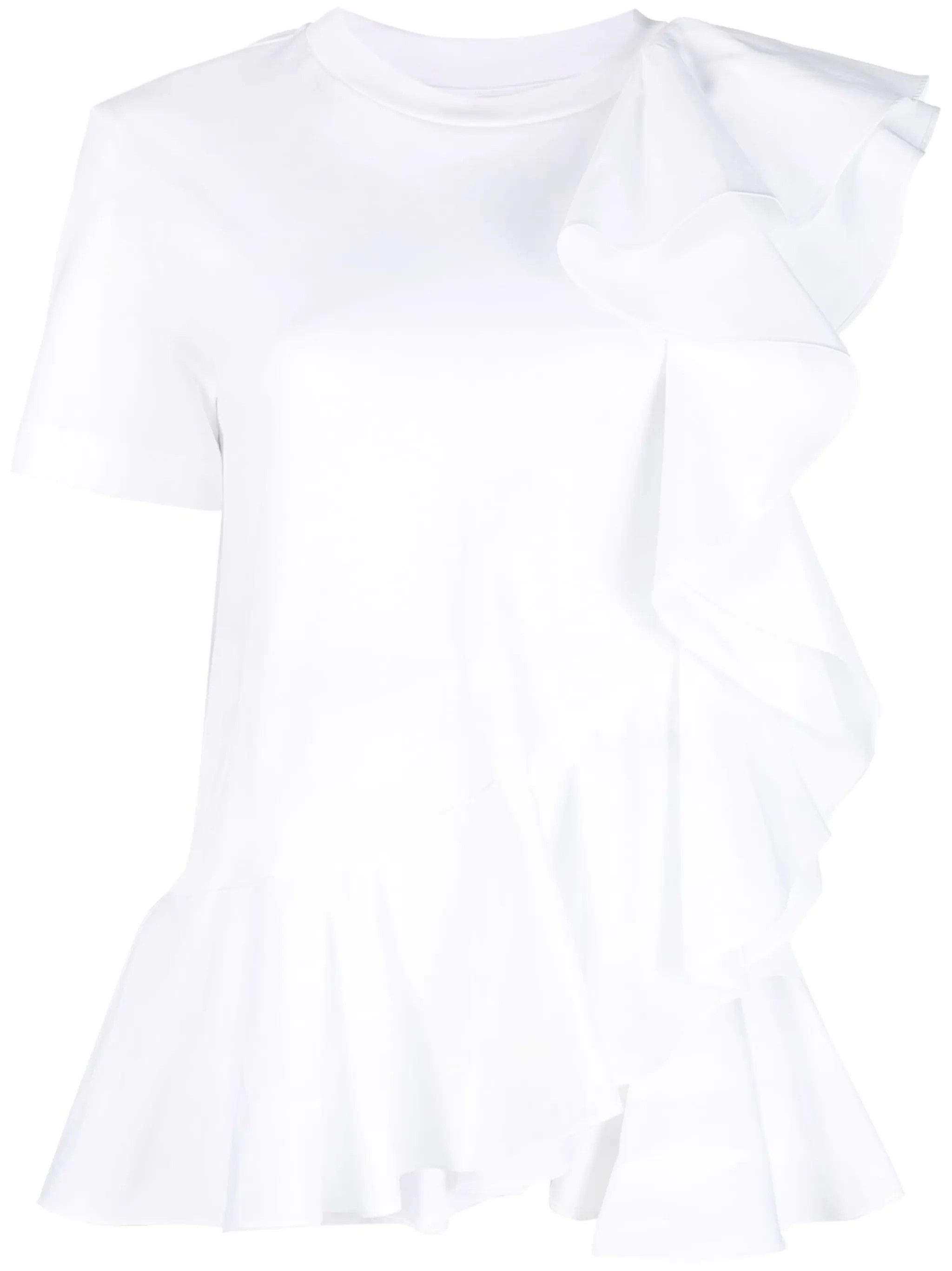 Alexander McQueen o1y0325 Blouse in White Size XS / US 0-2 / IT 36-38 - 1 Thumbnail