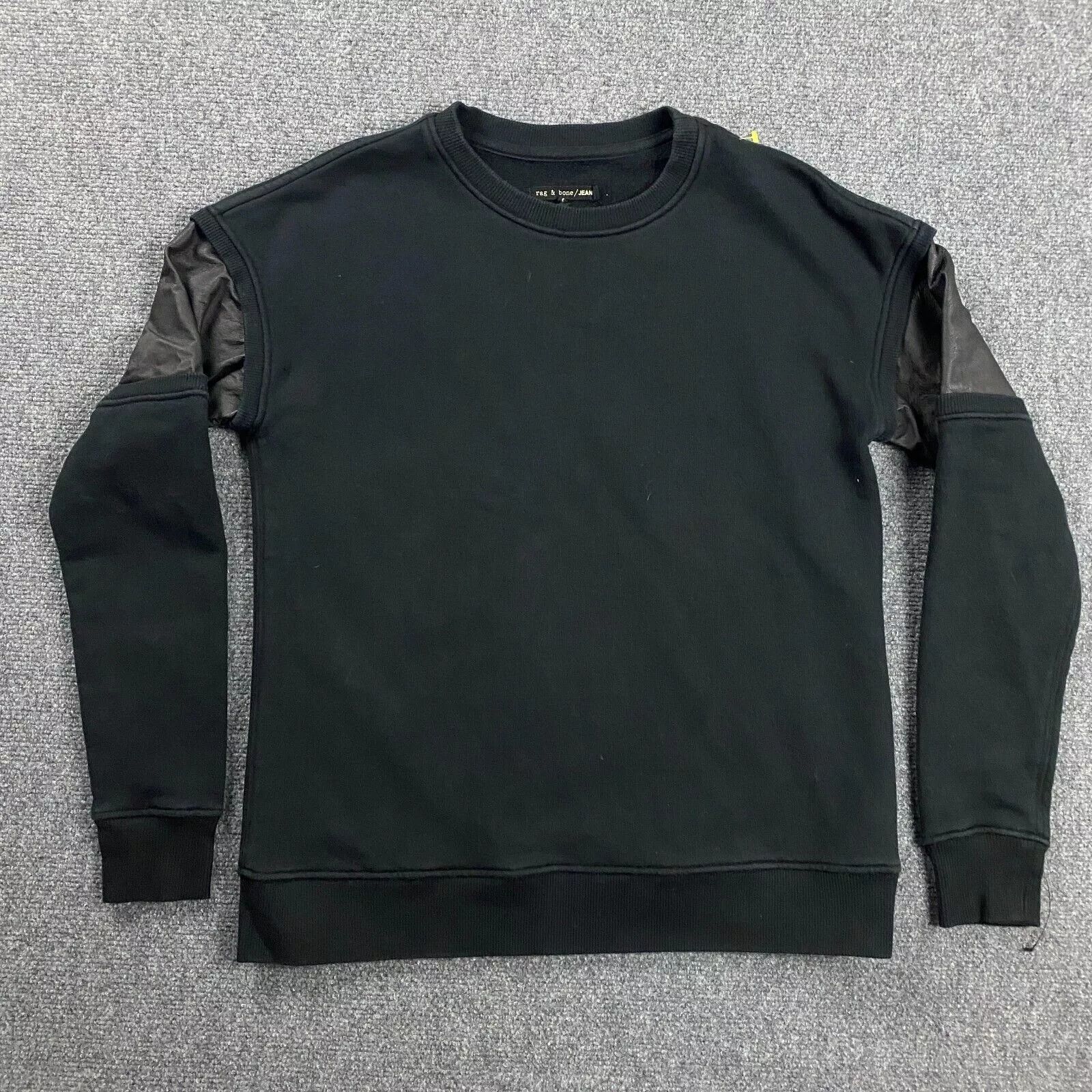 Rag & Bone Rag & Bone Sweatshirt Adults Small Crew Neck Lambskin Mens Size US S / EU 44-46 / 1 - 1 Thumbnail