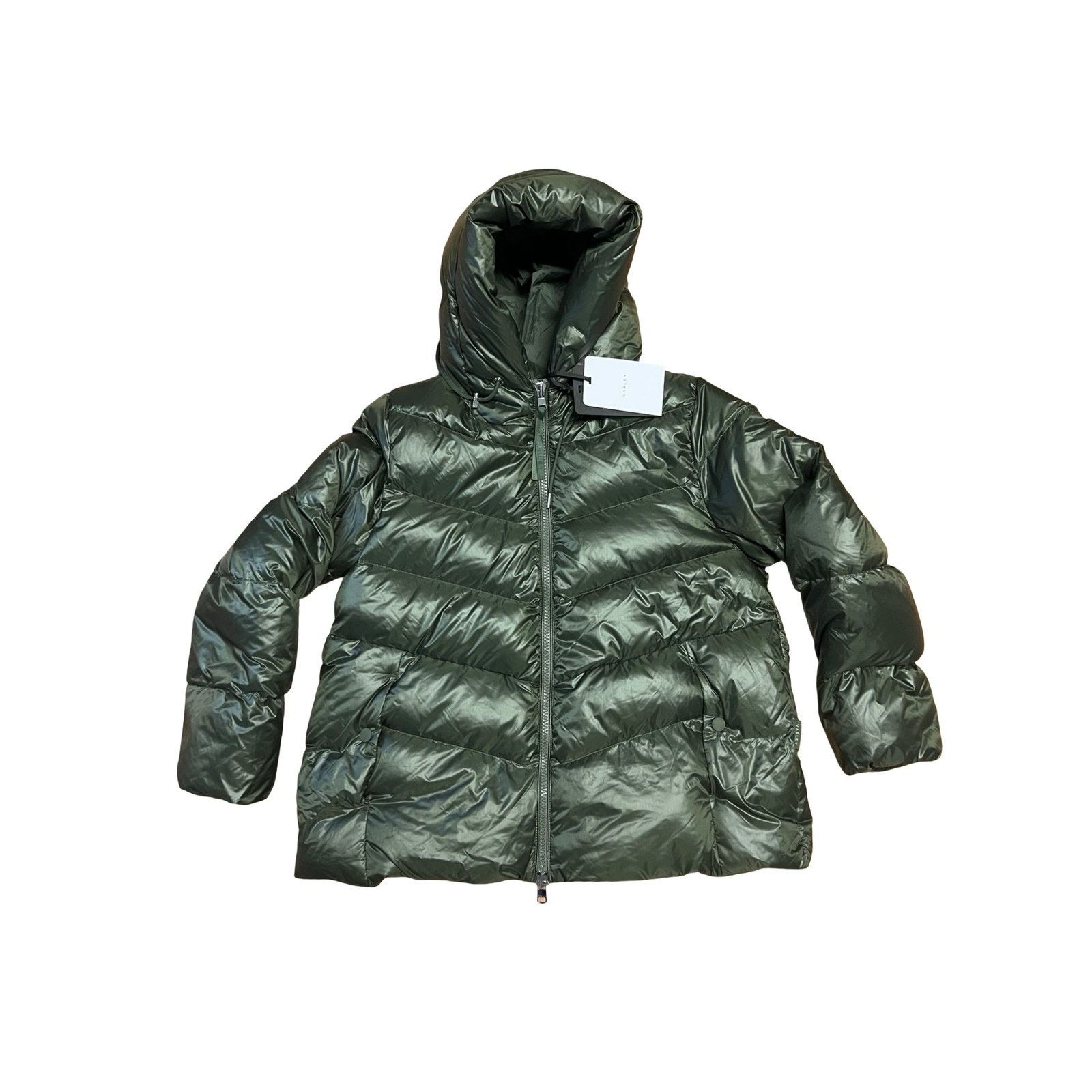 Varley $500 NWT Varley Womens Madelina Puffer M Racing Olive Size M / US 6-8 / IT 42-44 - 3 Thumbnail