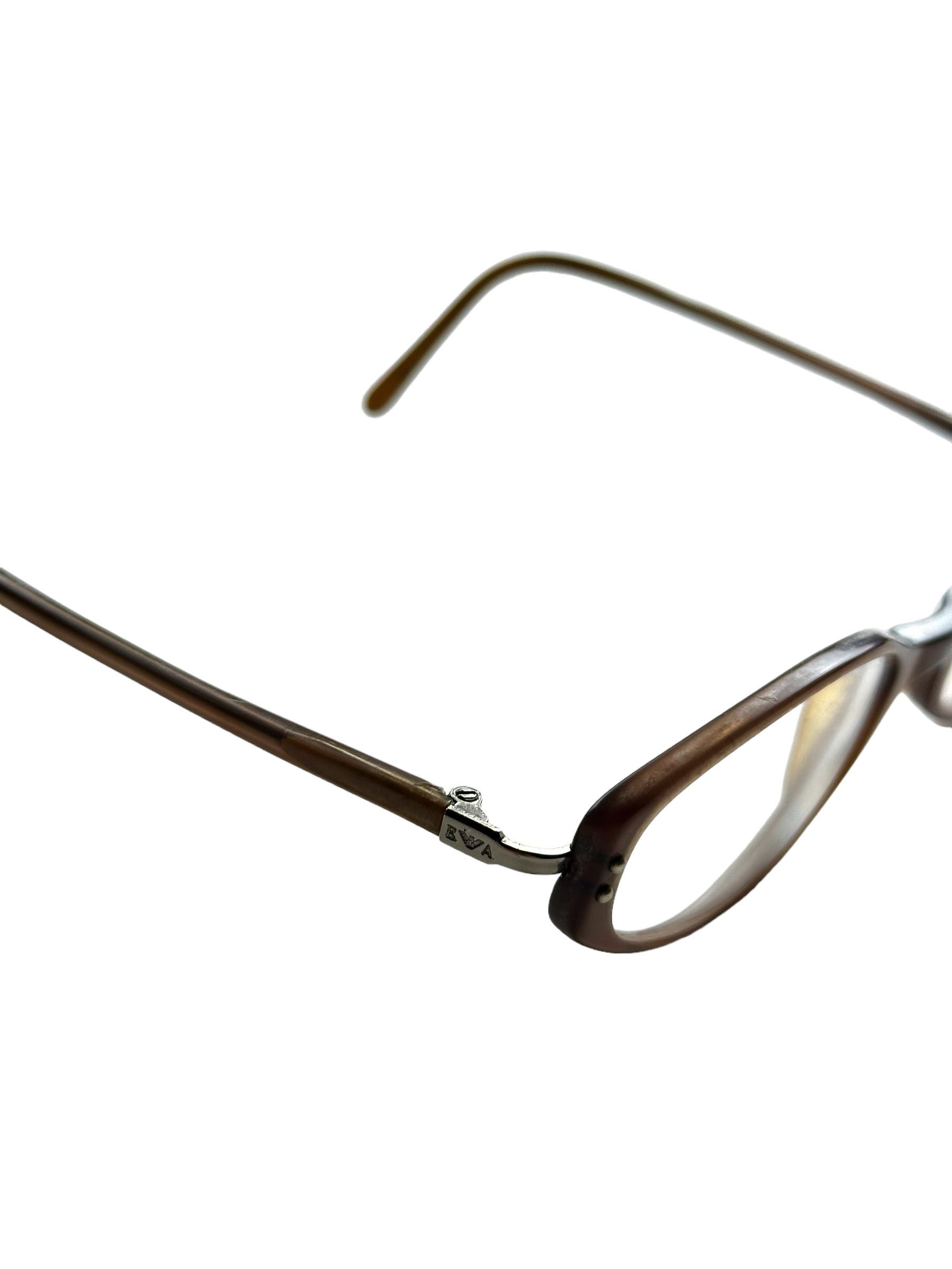 Emporio Armani Armani Slim hexagon classic slim glasses Size ONE SIZE - 4 Thumbnail