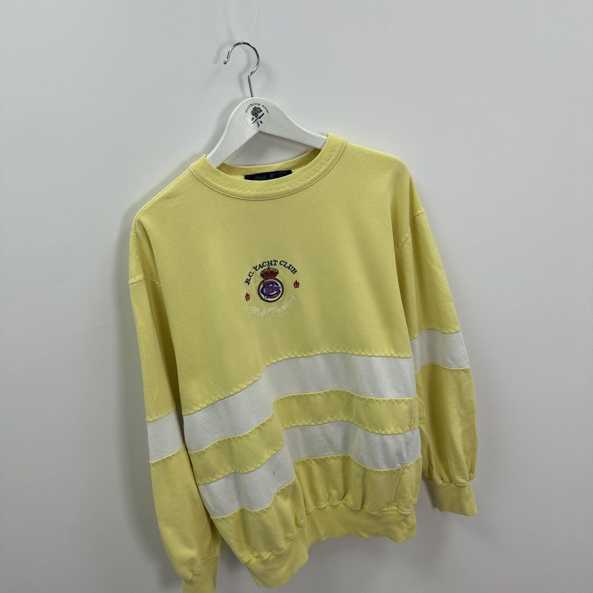 Vintage Vintage 90s Best Company Yacht Club sweatshirt embroidered Size US XL / EU 56 / 4 - 3 Thumbnail