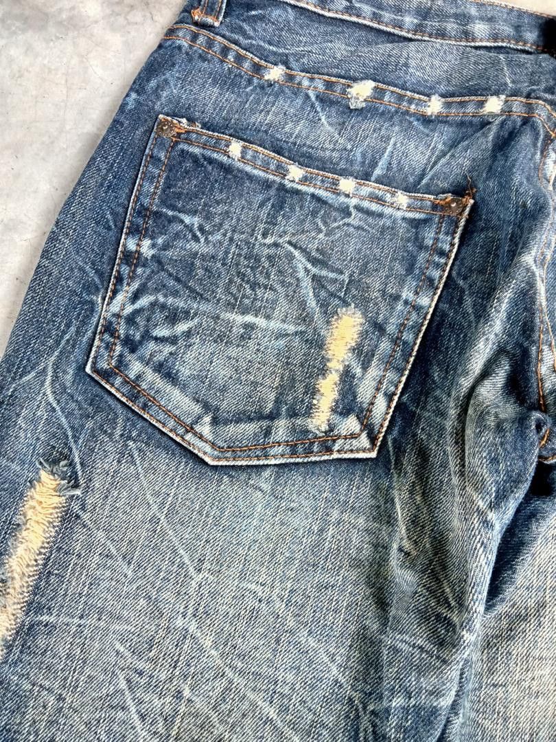 If Six Was Nine 💥FLARE💥K. U. I DISTRESSED DENIM Size US 32 / EU 48 - 16 Thumbnail