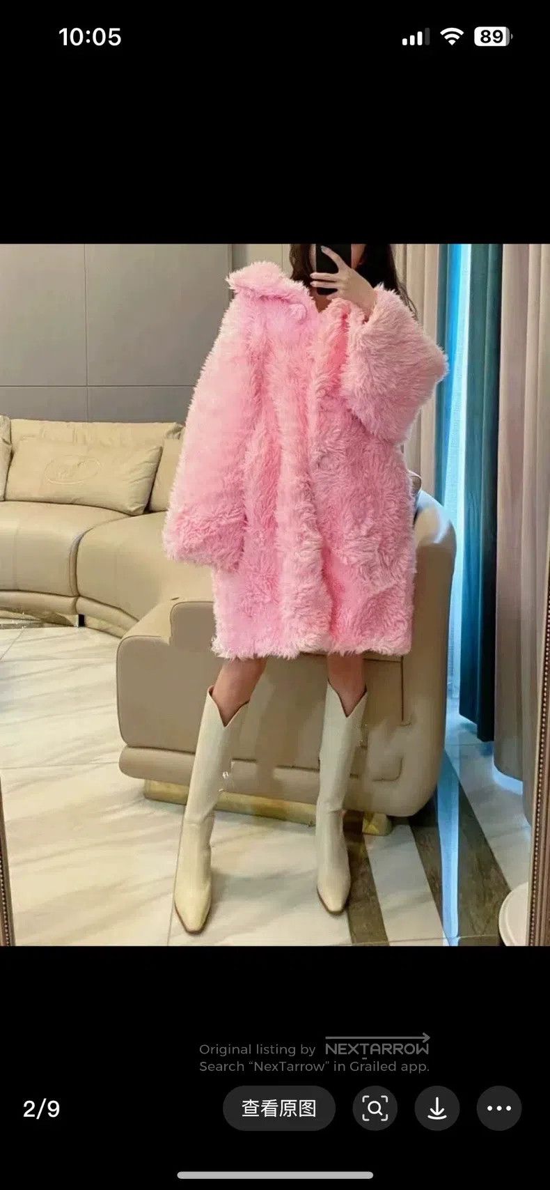 Balenciaga Balenciaga size 34 Pink Teddy Coat Size S / US 4 / IT 40 - 6 Thumbnail