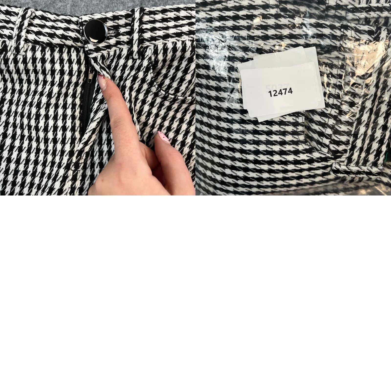 Guess GUESS Chino Trousers Pants Skinny 26 28 UK6 Black White Check Houndstooth Womens Pants Size 28" / US 6 / IT 42 - 9 Thumbnail