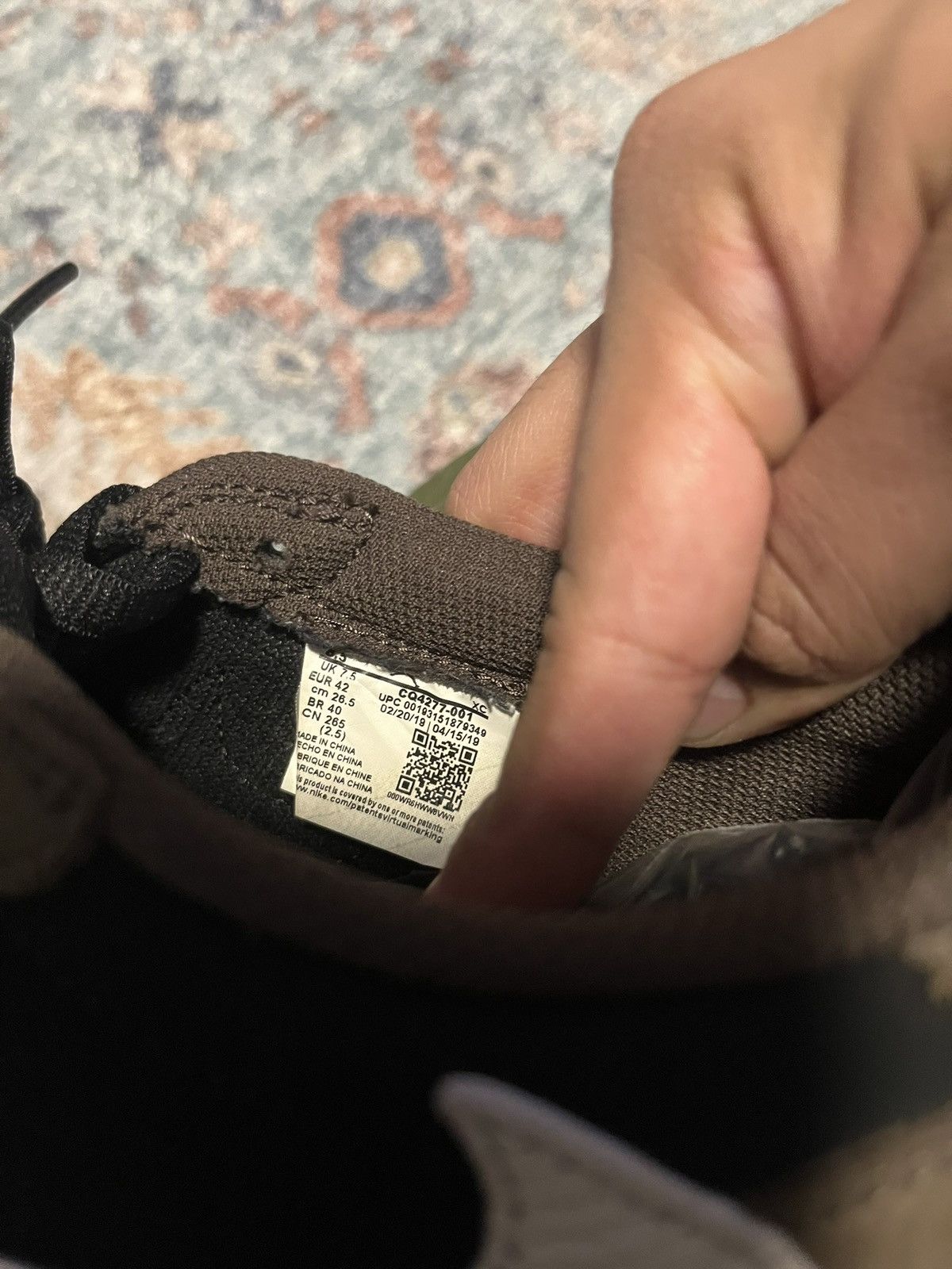 Nike × Travis Scott Travis Scott Jordan 1 Low “Mocha” Size US 8.5 / EU 41-42 - 9 Thumbnail